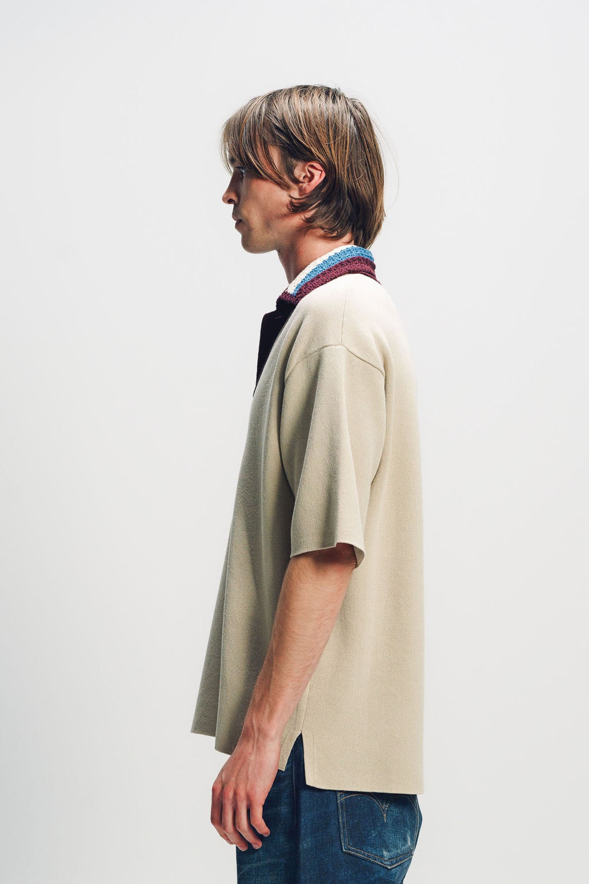 JUNYA WATANABE | CROCHET COLLAR POLO