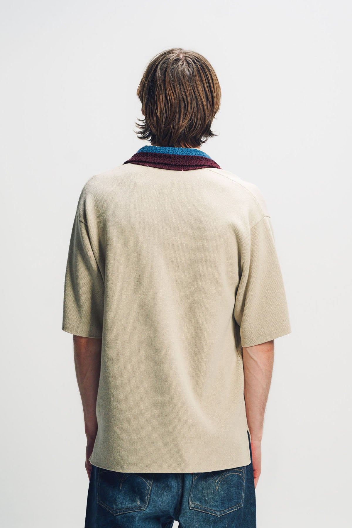 JUNYA WATANABE | CROCHET COLLAR POLO