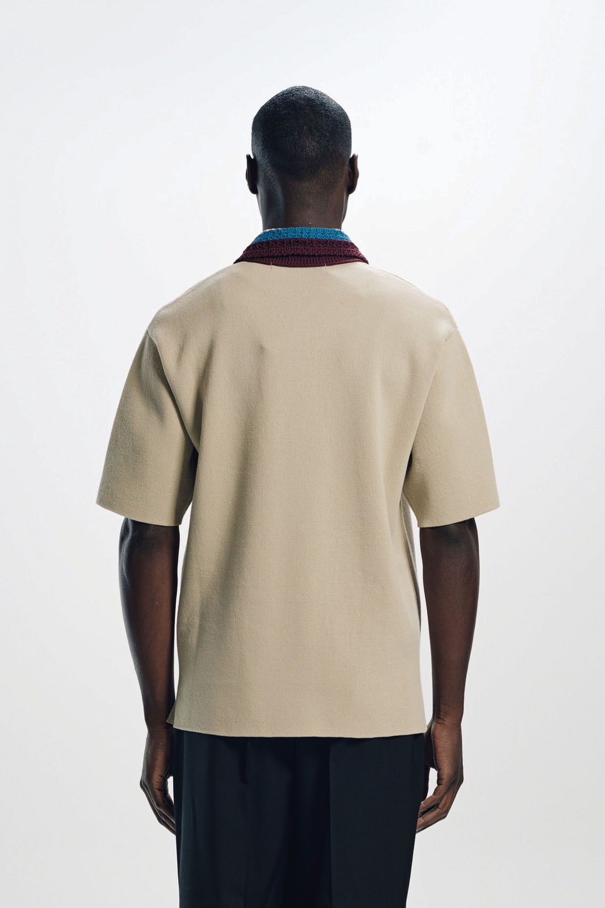 JUNYA WATANABE | CROCHET COLLAR POLO