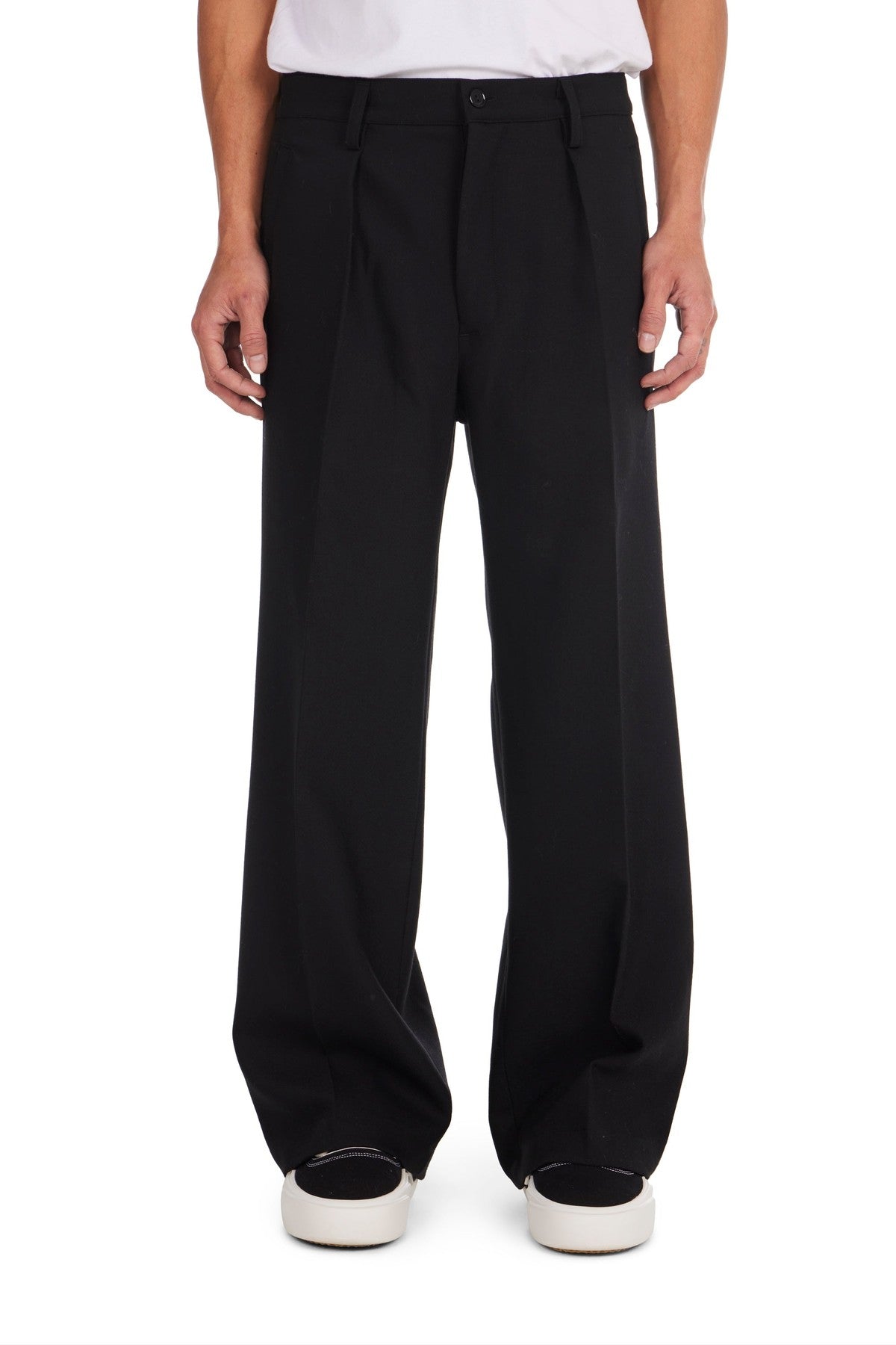 NAHMIAS | SUITING PLEATED TROUSERS