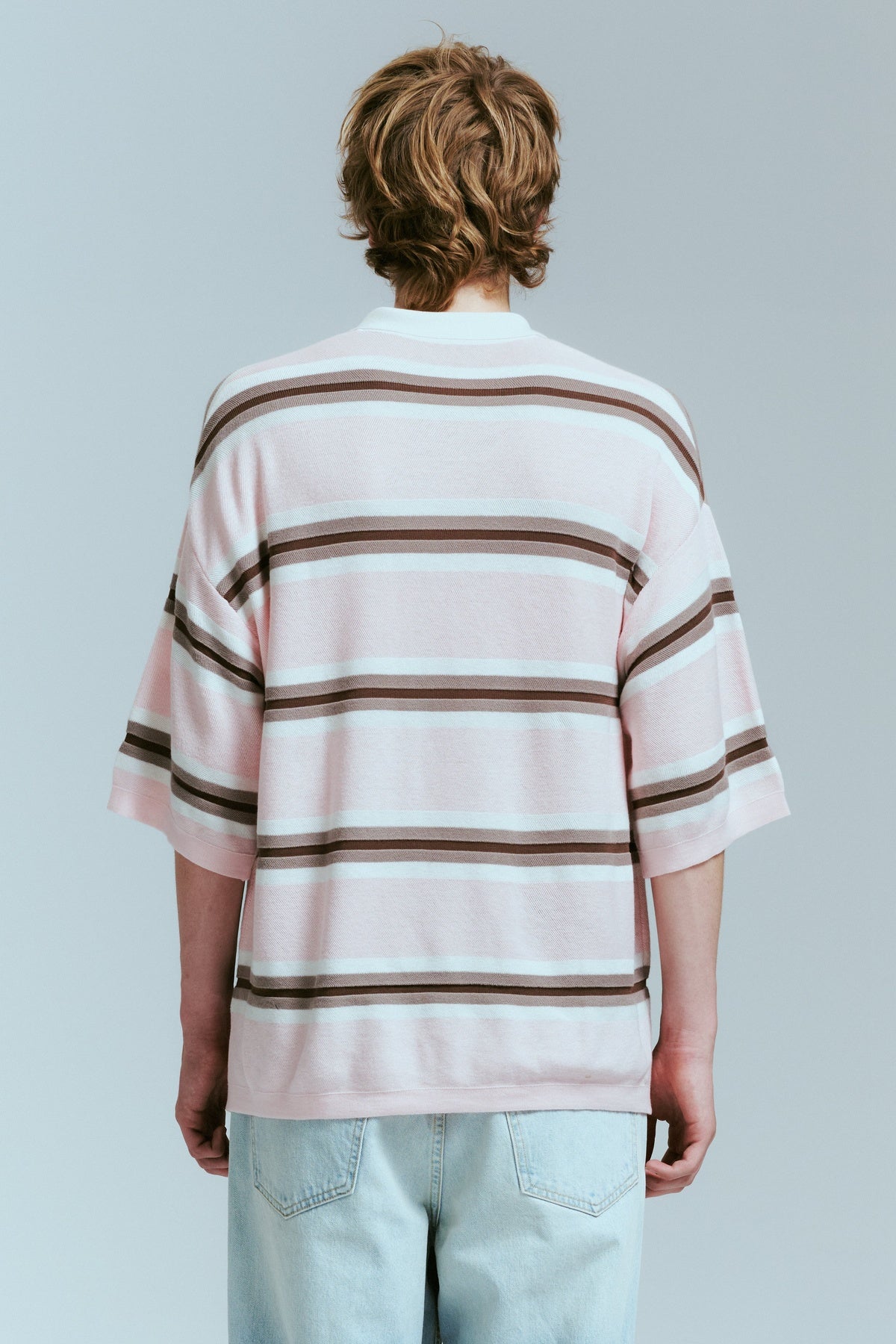 NAHMIAS | KNIT STRIPED POLO