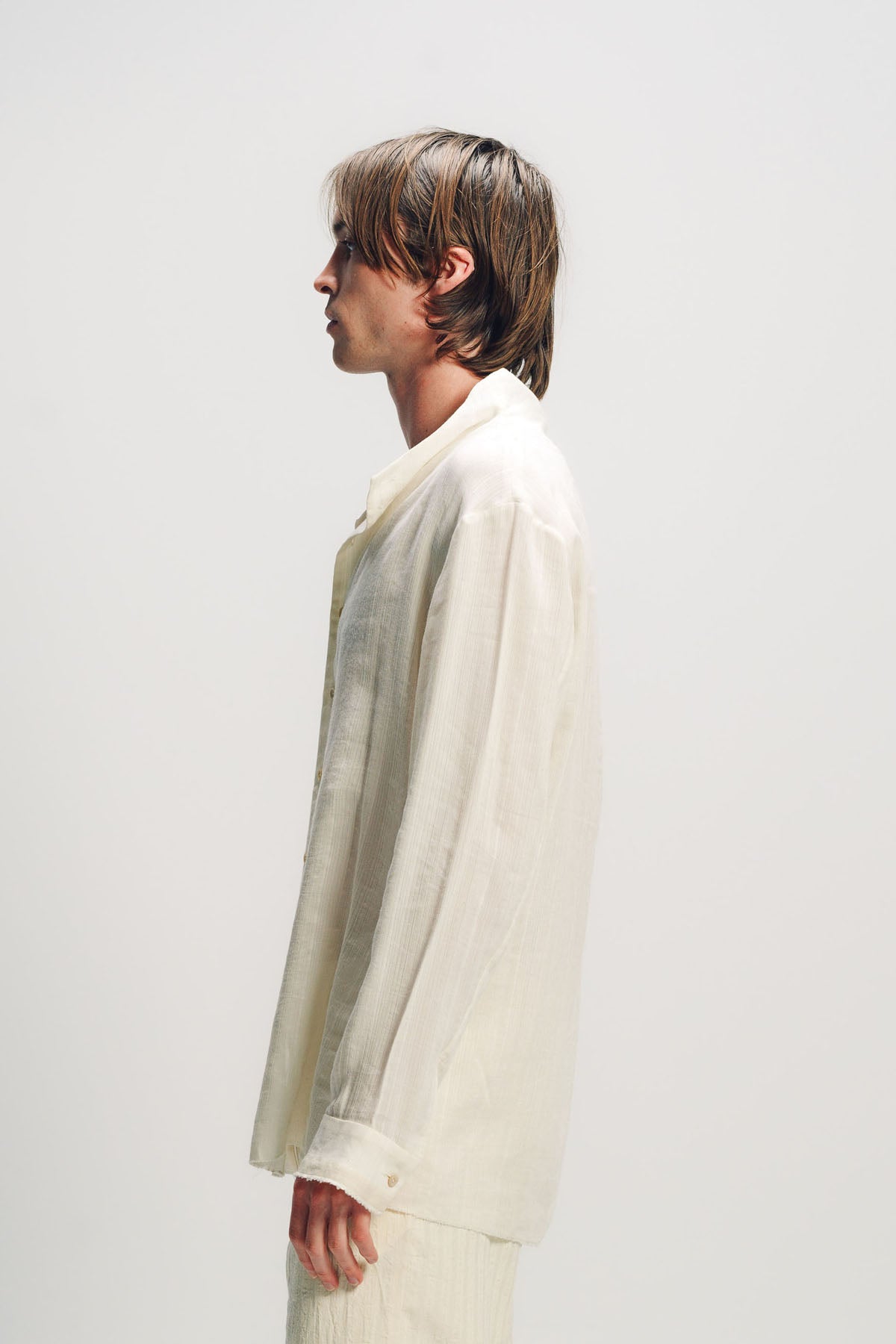 K'ANG | OPEN COLLAR SHIRT