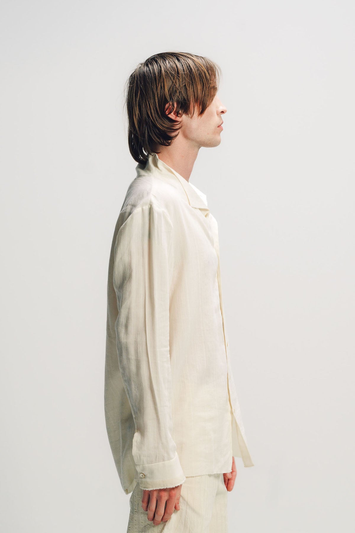 K'ANG | OPEN COLLAR SHIRT