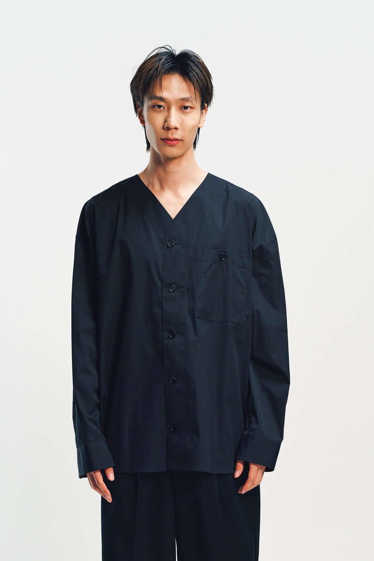 JIL SANDER | PATCH POCKET LONG SLEEVE SHIRT