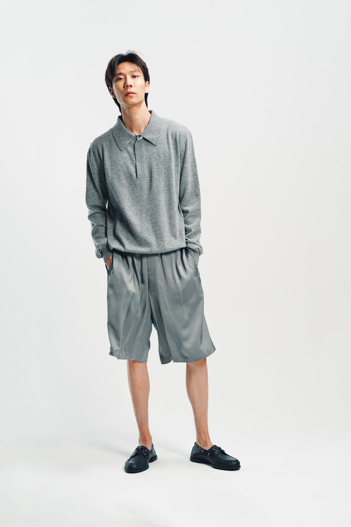 JIL SANDER | LIGHTWEIGHT WOOL POLO SWEATER
