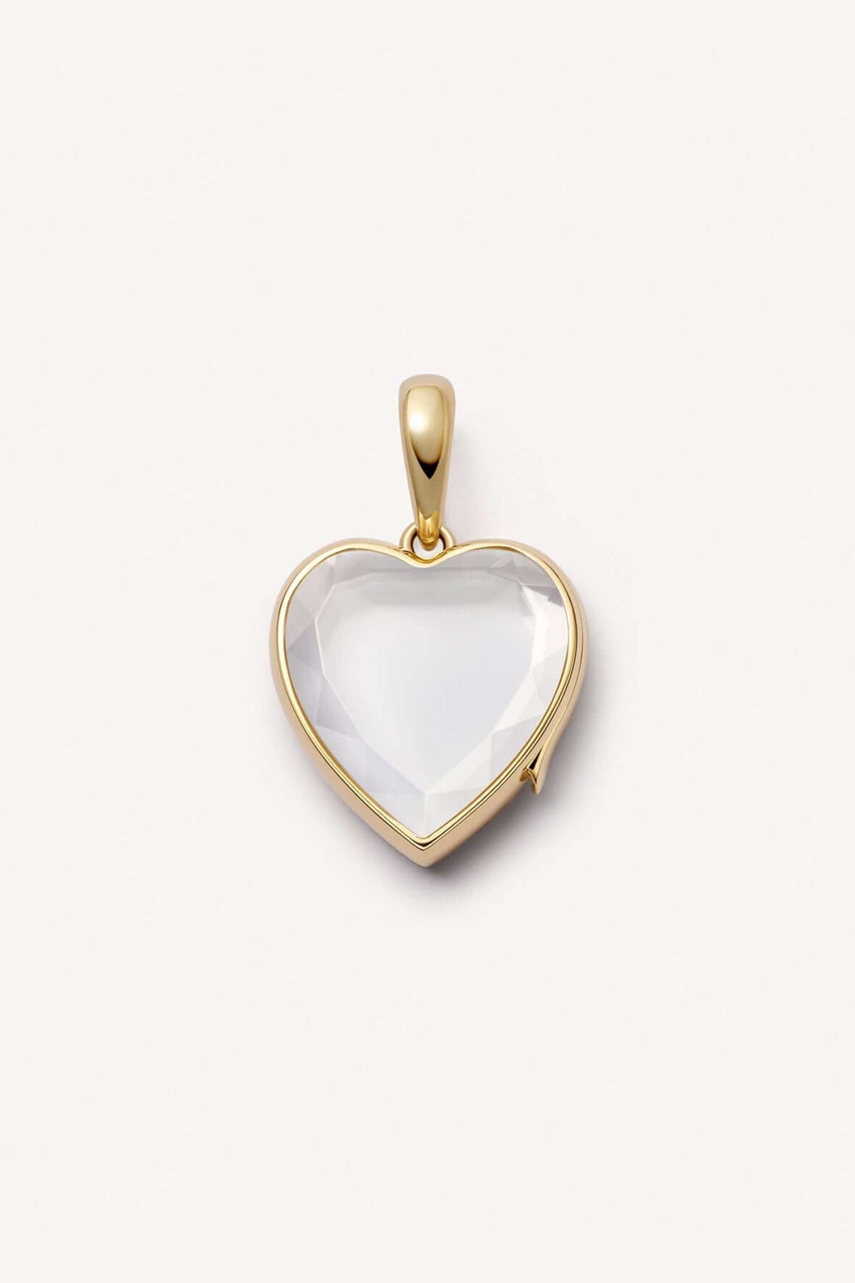 LOQUET LONDON | GOLD MIDI HEART LOCKET