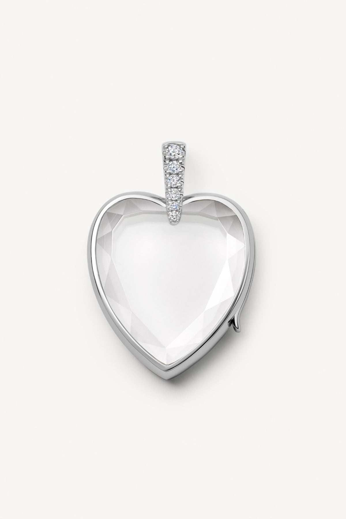 LOQUET LONDON | DIAMOND AMATE HEART LOCKET
