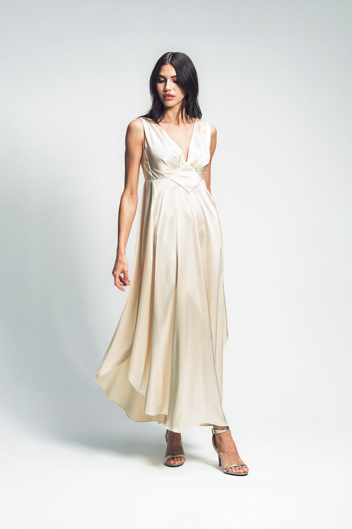 ALEXX BROWN | ART DECO SILK DRESS