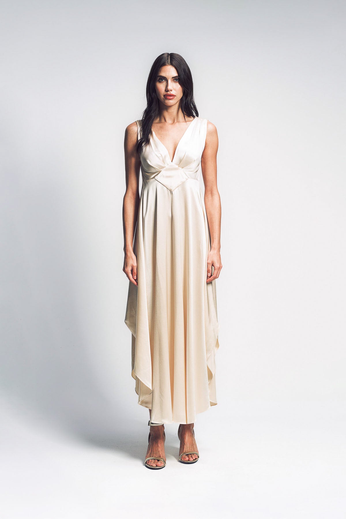 ALEXX BROWN | ART DECO SILK DRESS