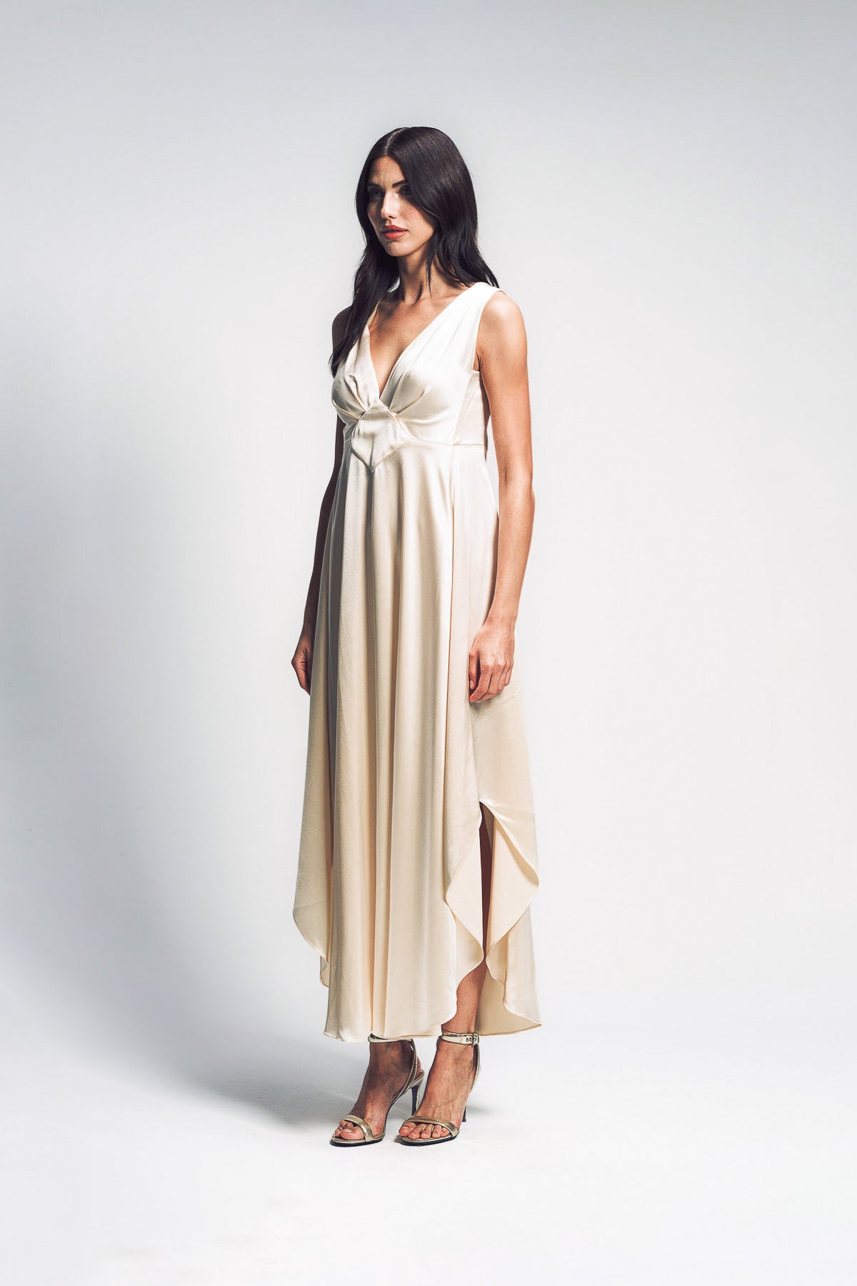 ALEXX BROWN | ART DECO SILK DRESS