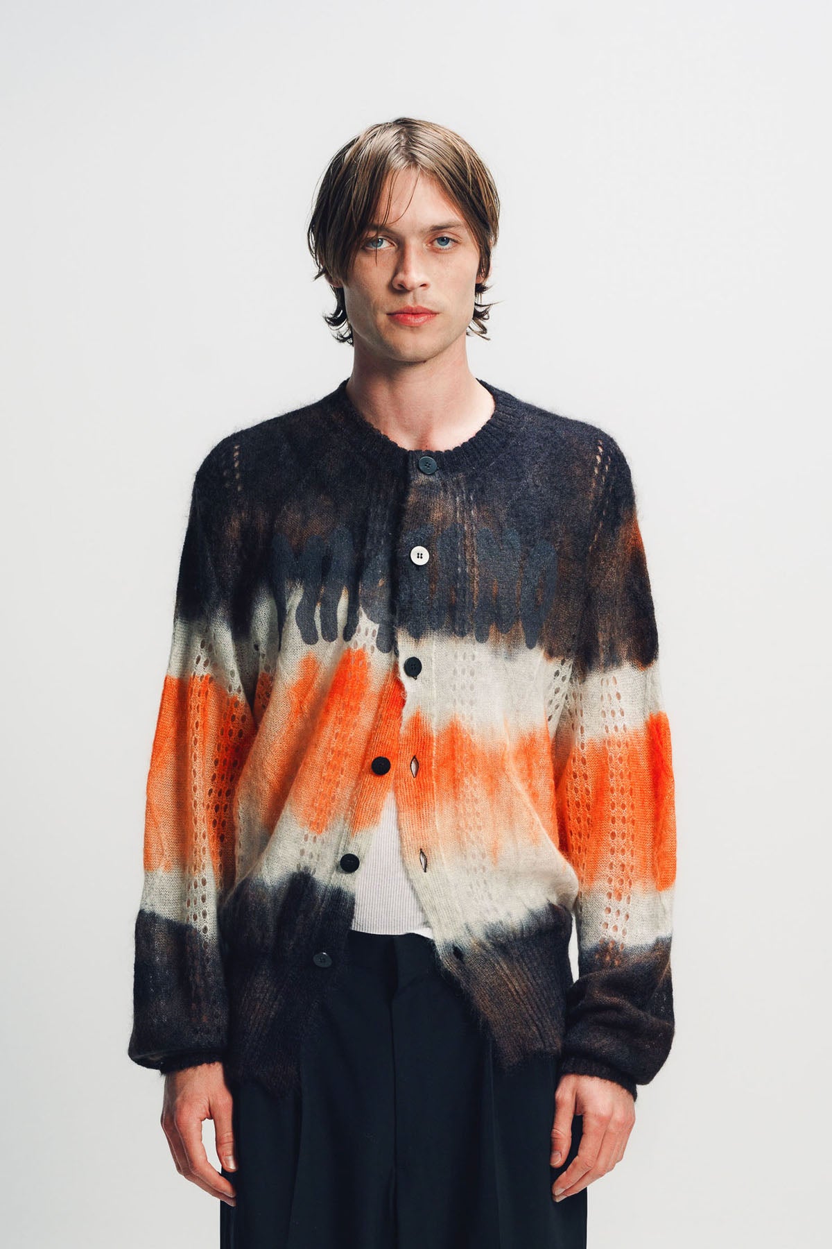 MAGLIANO | PSYCHEDELIC BIMBO CARDIGAN ORANGE MIX