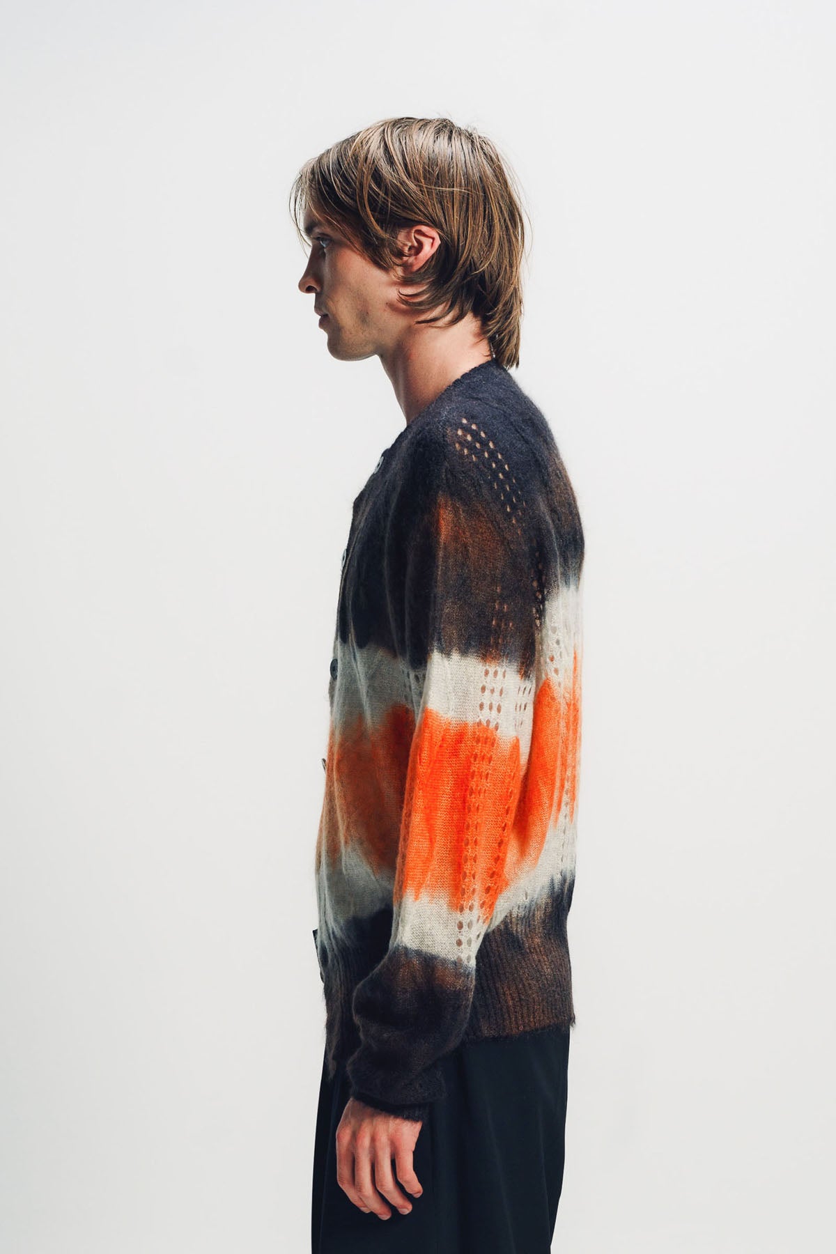 MAGLIANO | PSYCHEDELIC BIMBO CARDIGAN ORANGE MIX