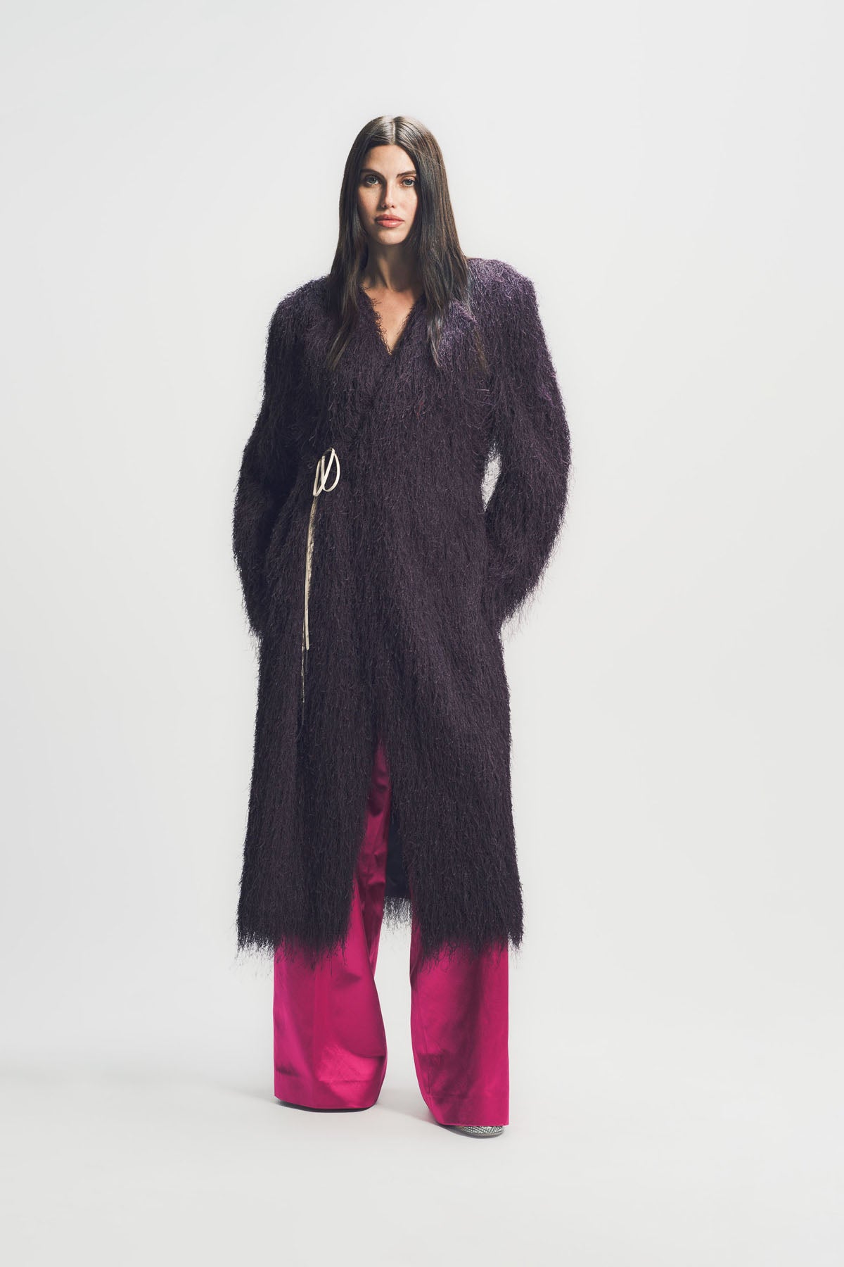 DRIES VAN NOTEN | FRINGED COAT