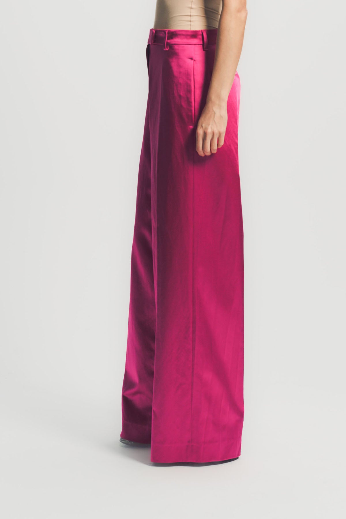 DRIES VAN NOTEN | WASHED SATIN PANTS