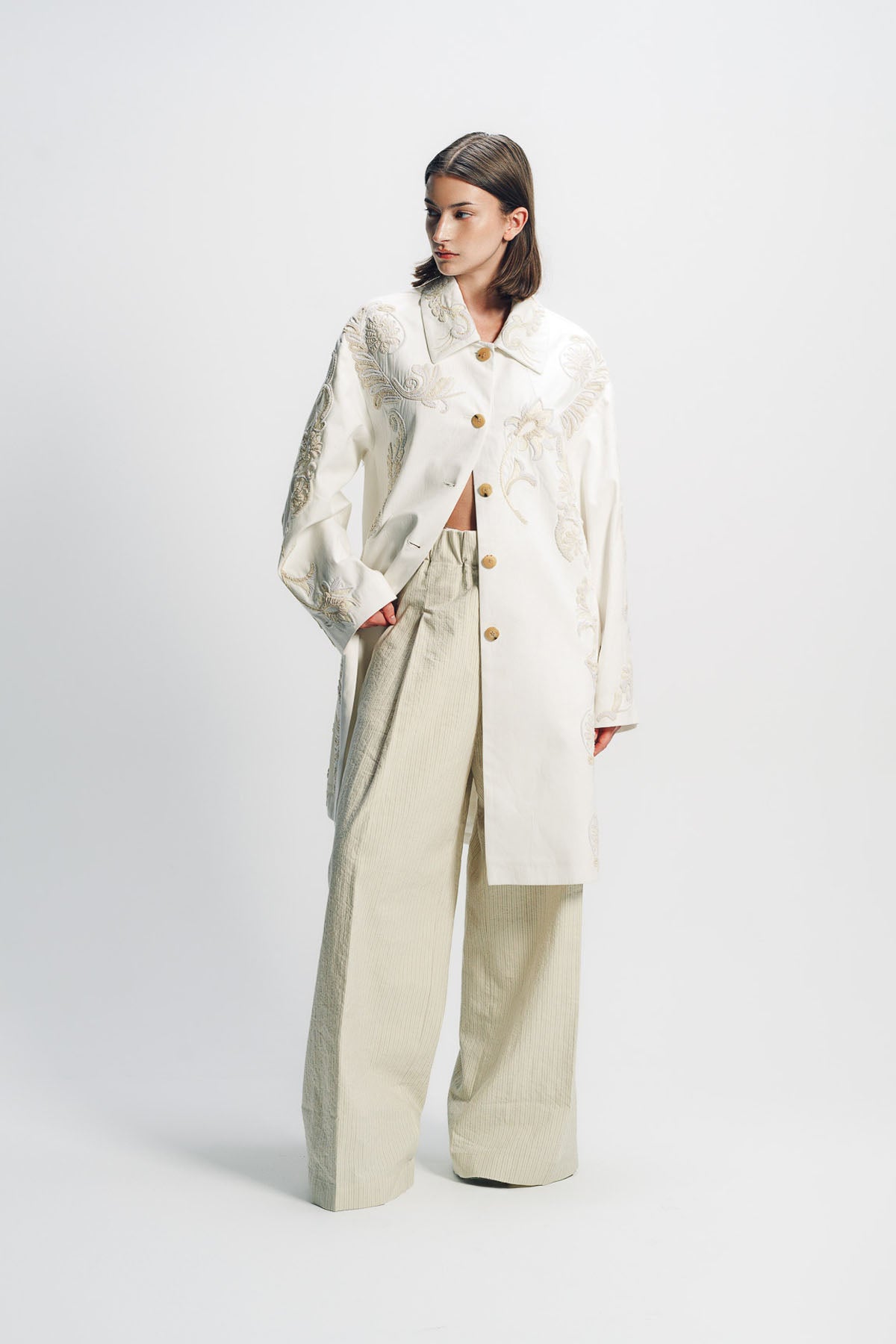 DRIES VAN NOTEN | WIDE PLEATED PANTS