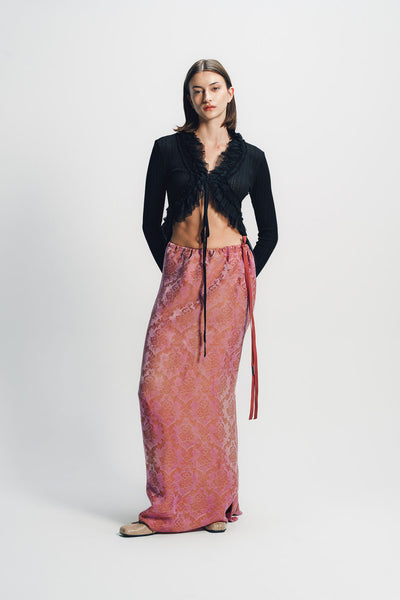 ANN DEMEULEMEESTER | JEDI LONG SLEEVE OPEN FRONT TOP