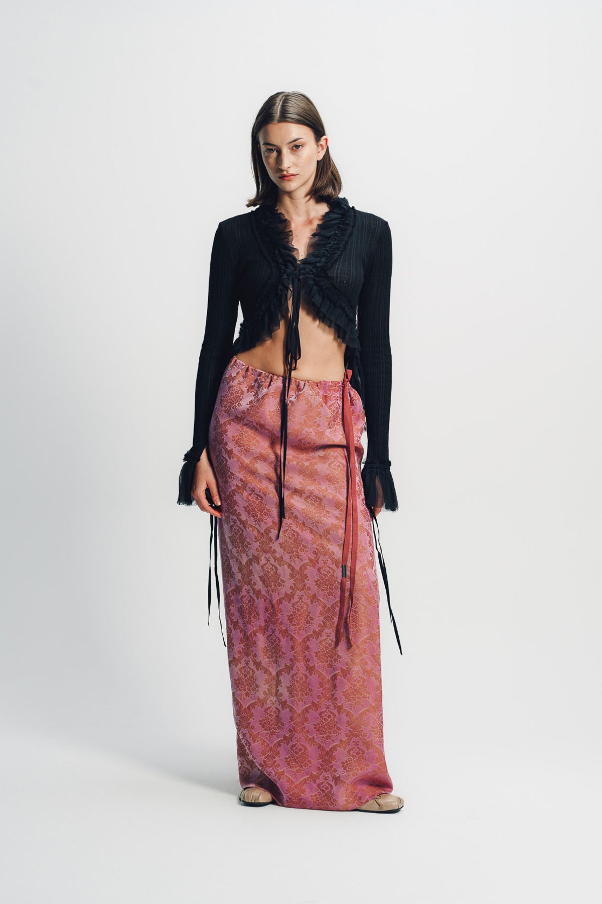 ANN DEMEULEMEESTER | SHEILA LONG BIAS SKIRT