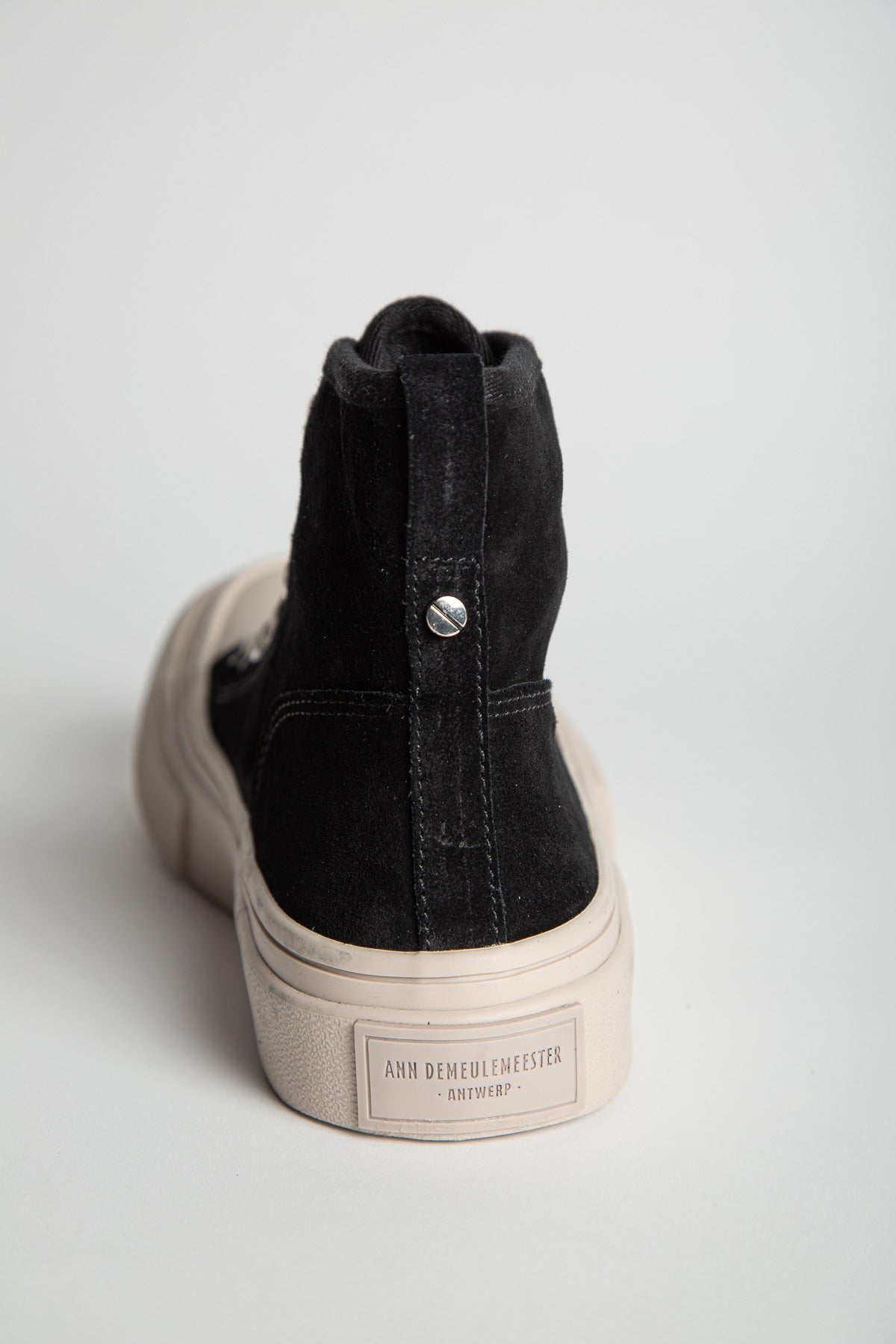 ANN DEMEULEMEESTER | SARIN VULCANIZED MID-TOP SNEAKERS