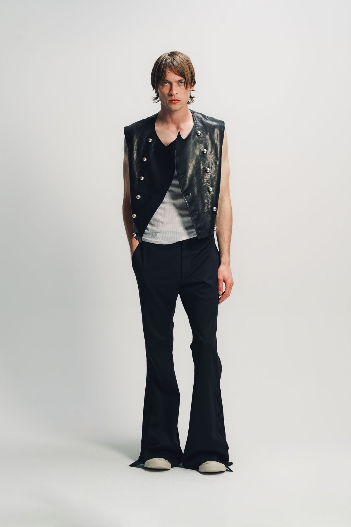 ANN DEMEULEMEESTER | VALD SLIM FIT BOOTCUT TROUSERS