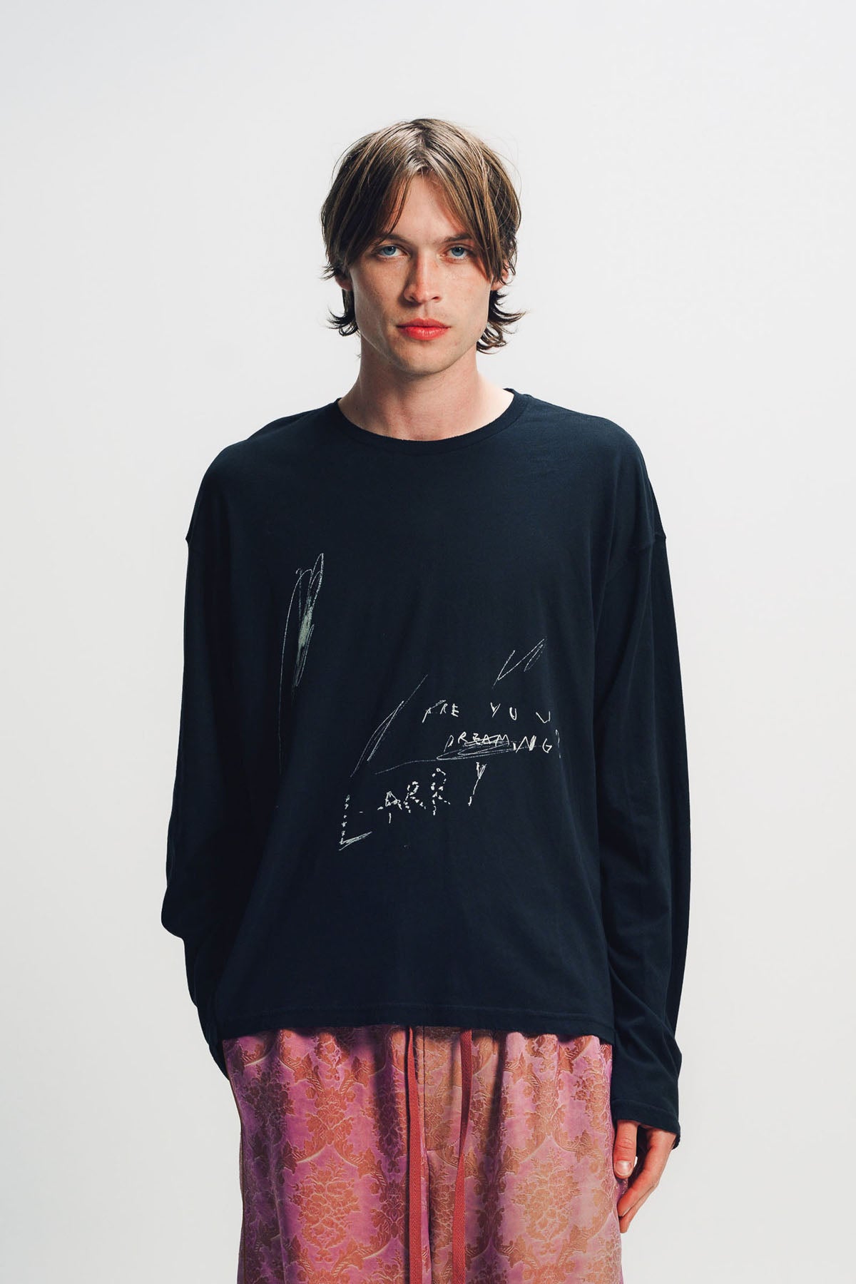 ANN DEMEULEMEESTER | EMIL RELAX FIT LONG SLEEVE BOXY T-SHIRT