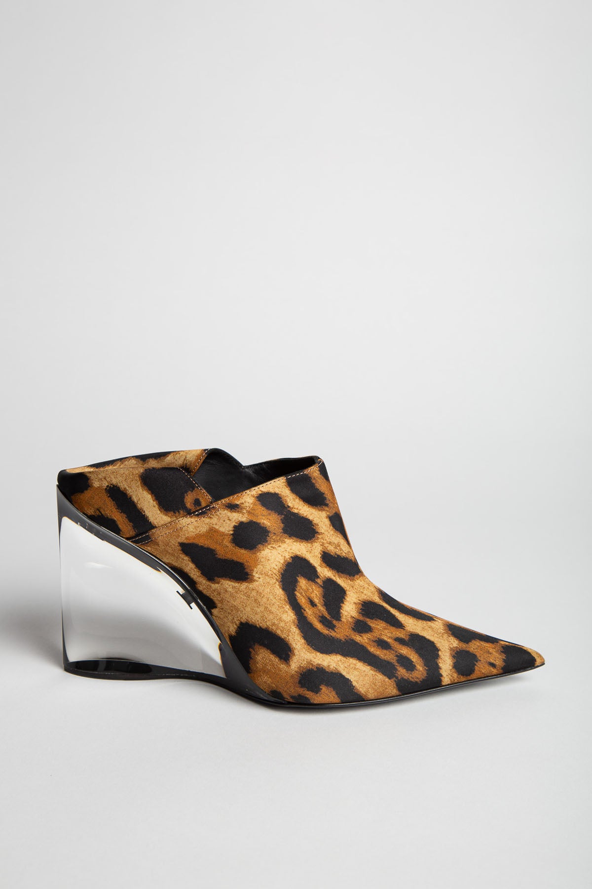 Alaïa | Invisible Mules in Printed Twill