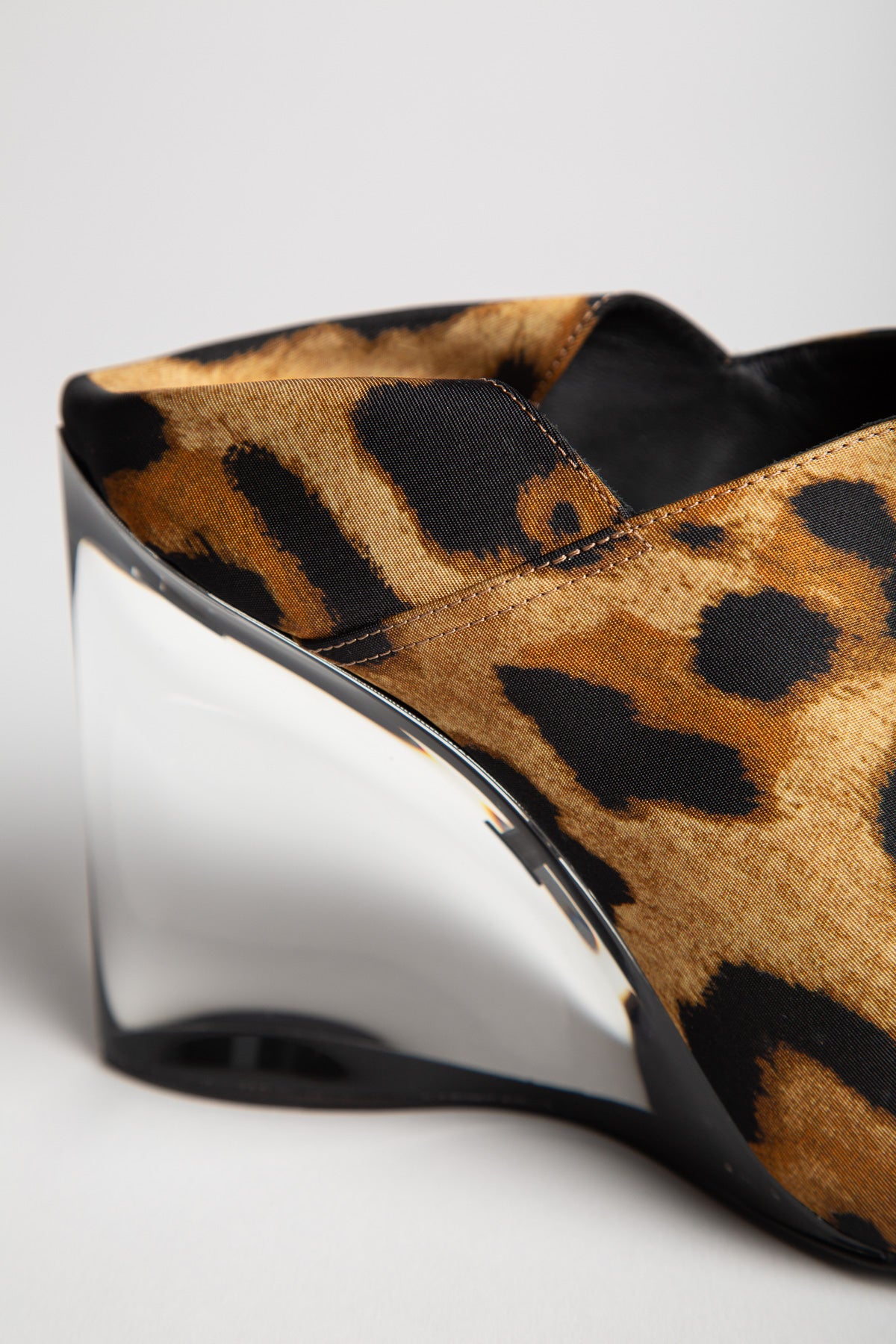 Alaïa | Invisible Mules in Printed Twill