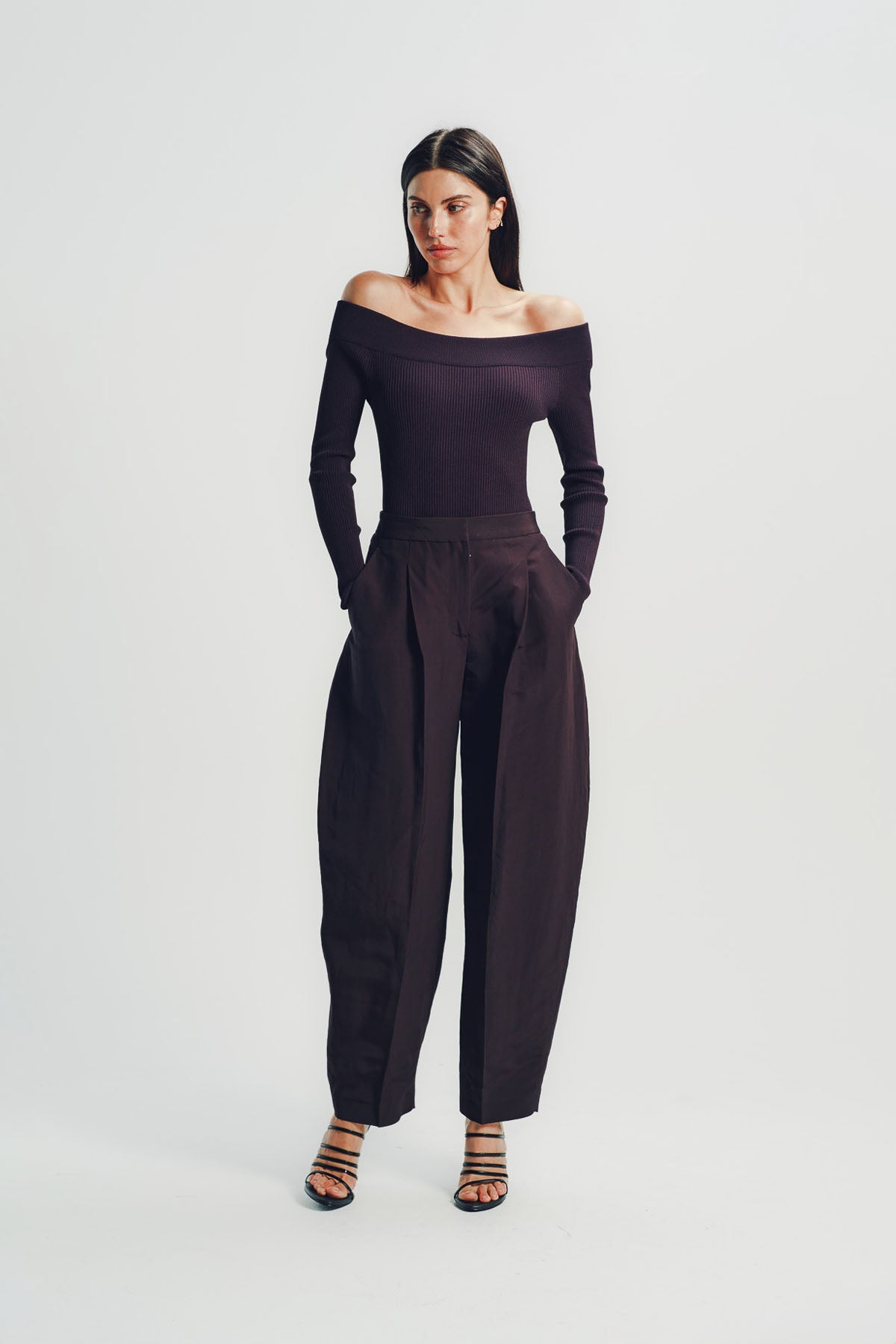 Alaïa | Paper-Touch Round Tailored Pants