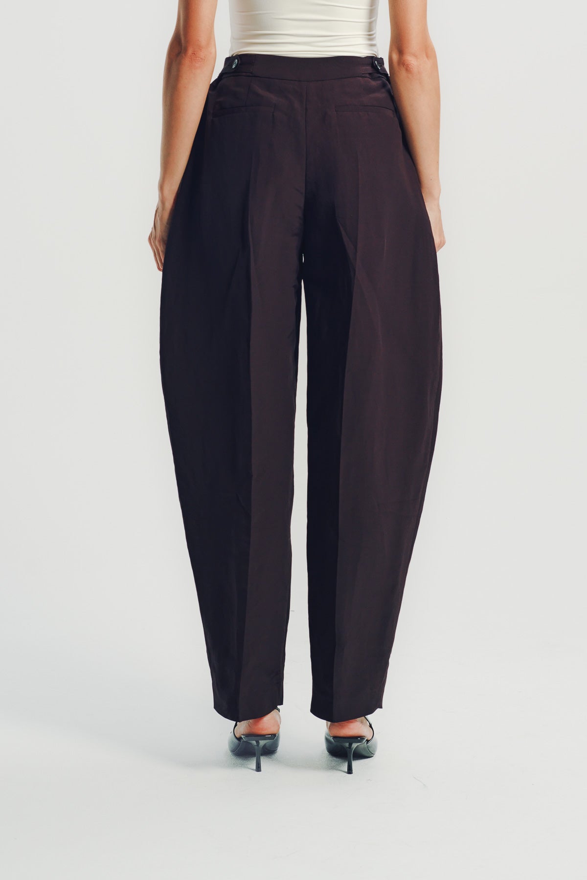 Alaïa | Paper-Touch Round Tailored Pants