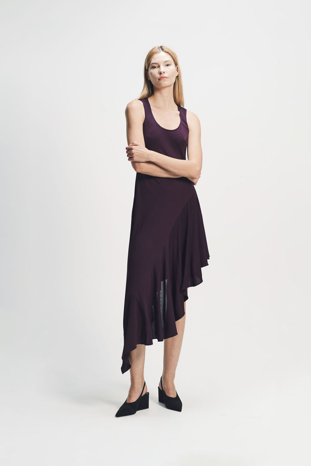 Alaïa Asymmetrical Midi Dress