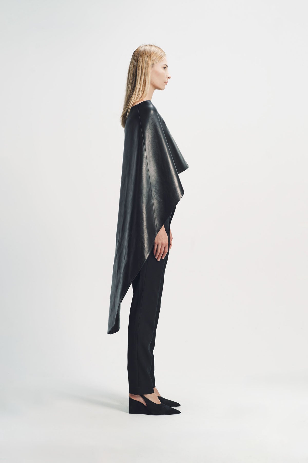 Balenciaga | Leather Cape
