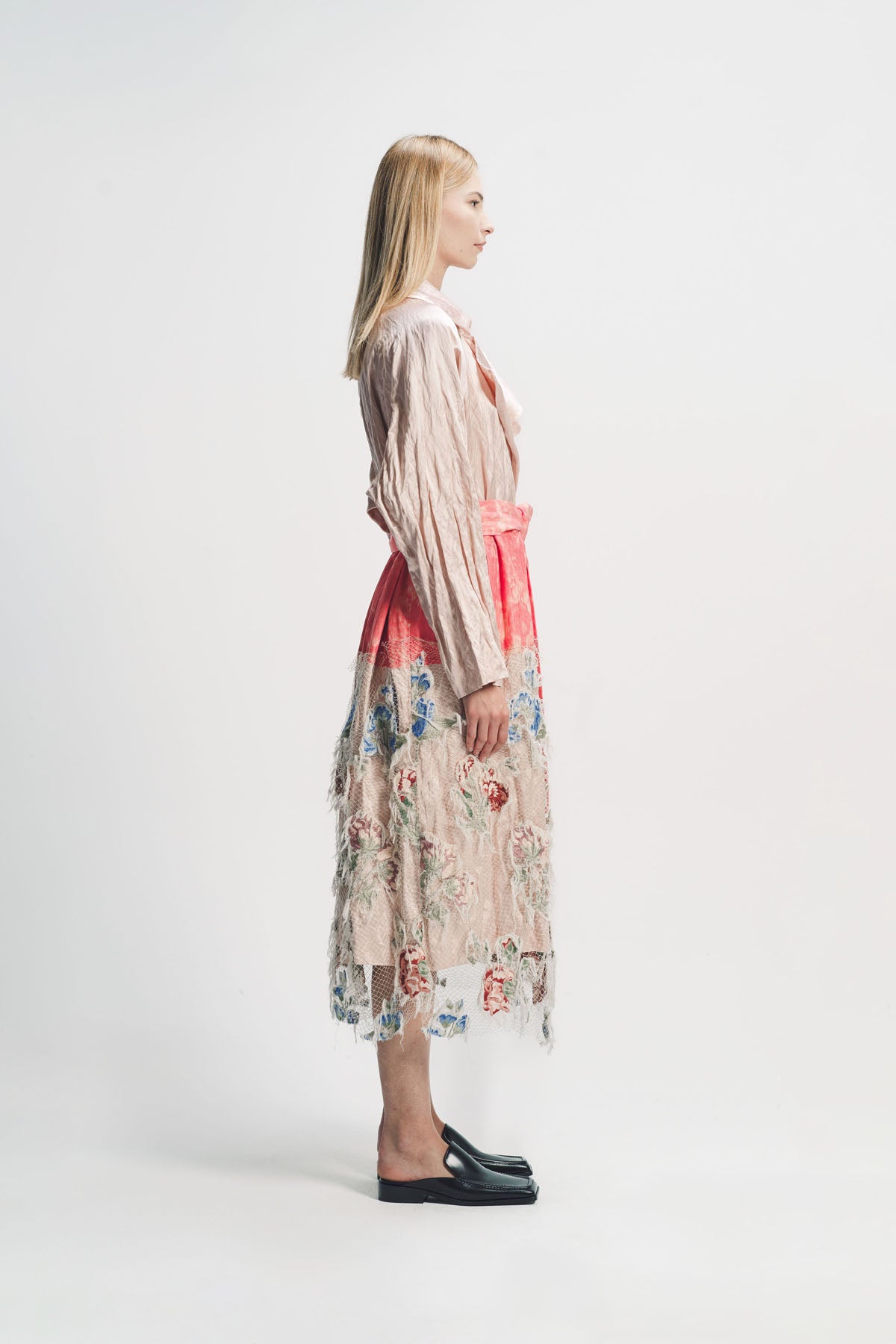 Erdem | Embellished Textured Satin Trench Coat