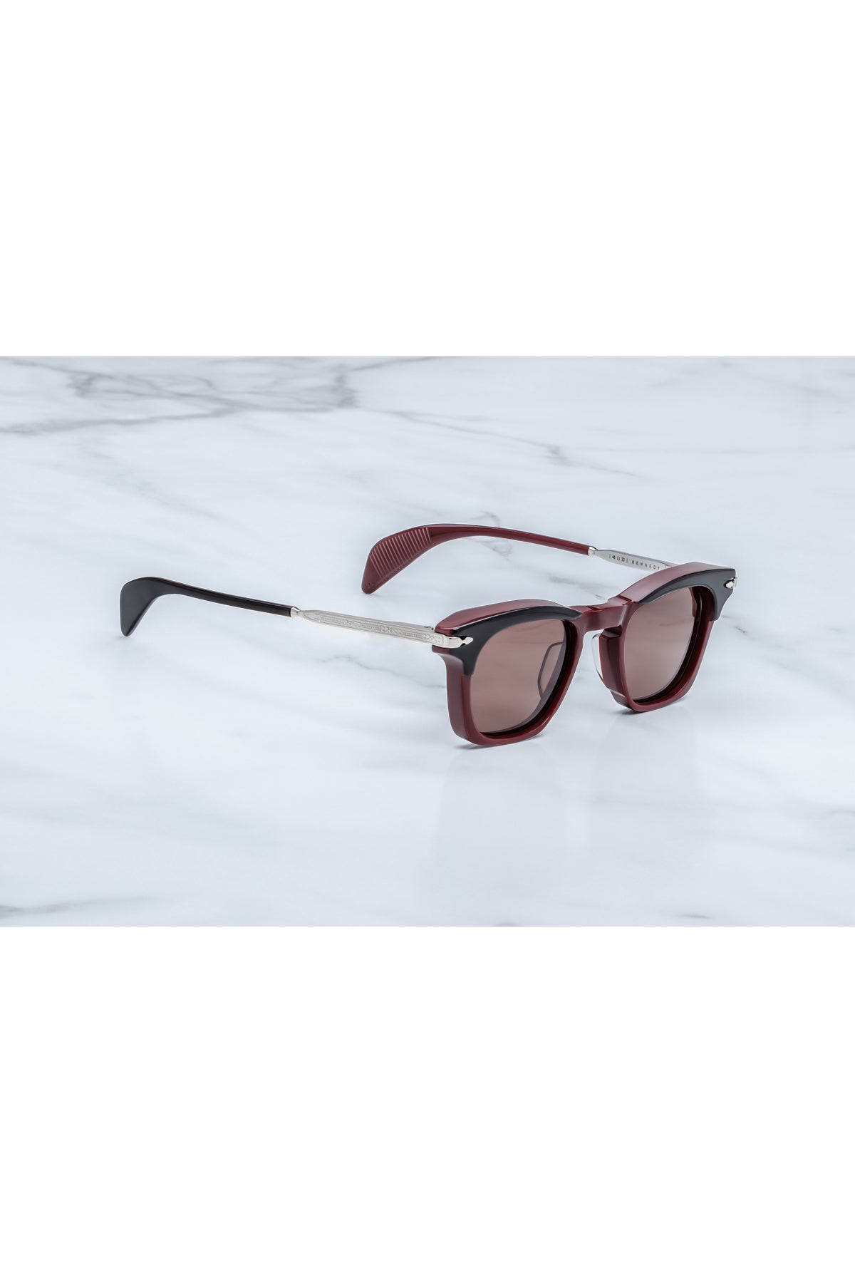 Jacques Marie Mage | Kennedy Sunglasses in Bordeaux Empire