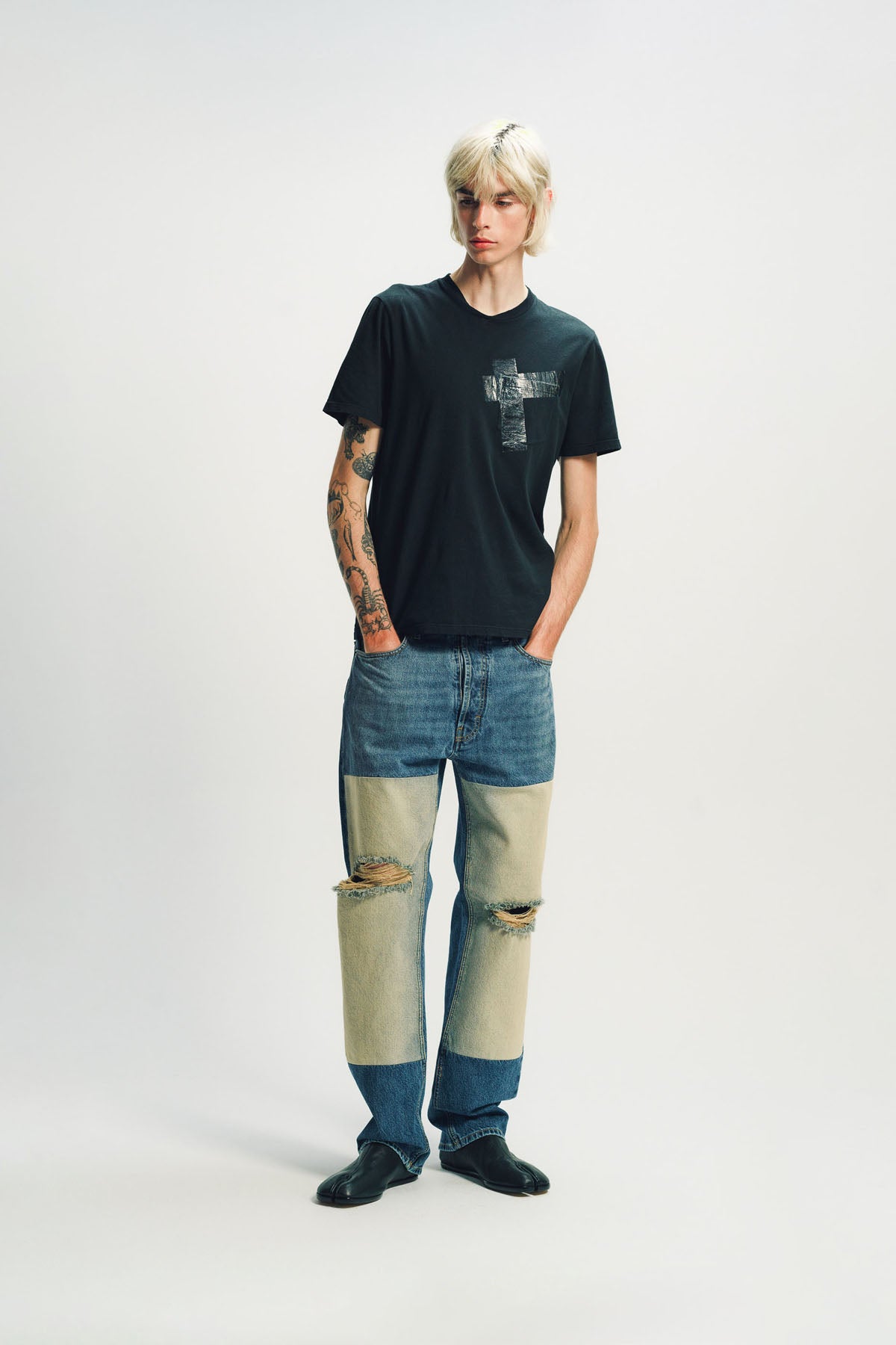 Maison Margiela | Patched Panel Straight Jeans