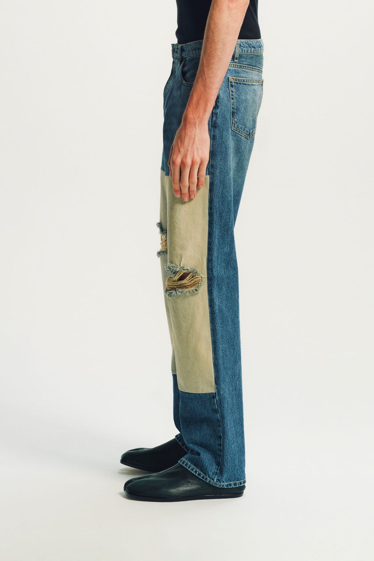 Maison Margiela | Patched Panel Straight Jeans