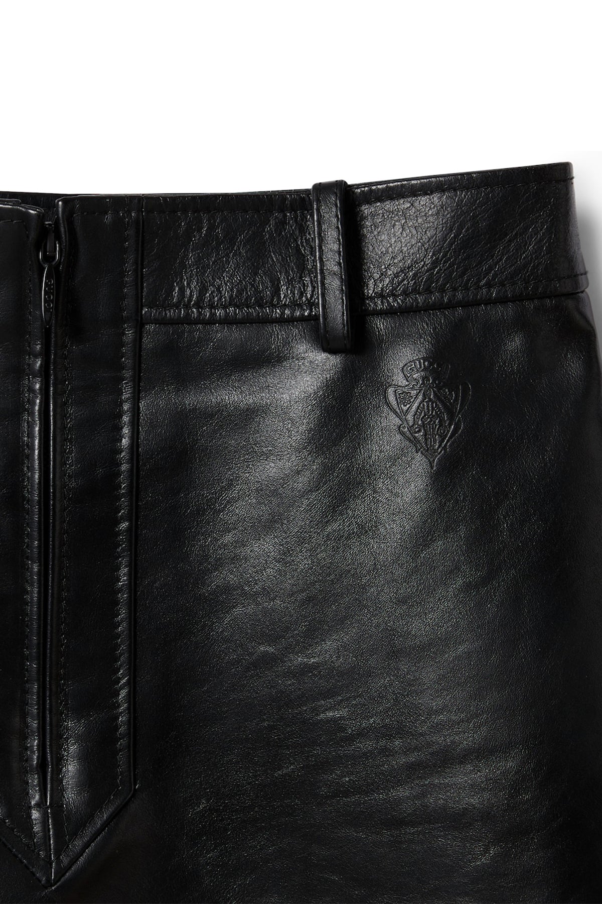 Gucci | Leather Mini Skirt