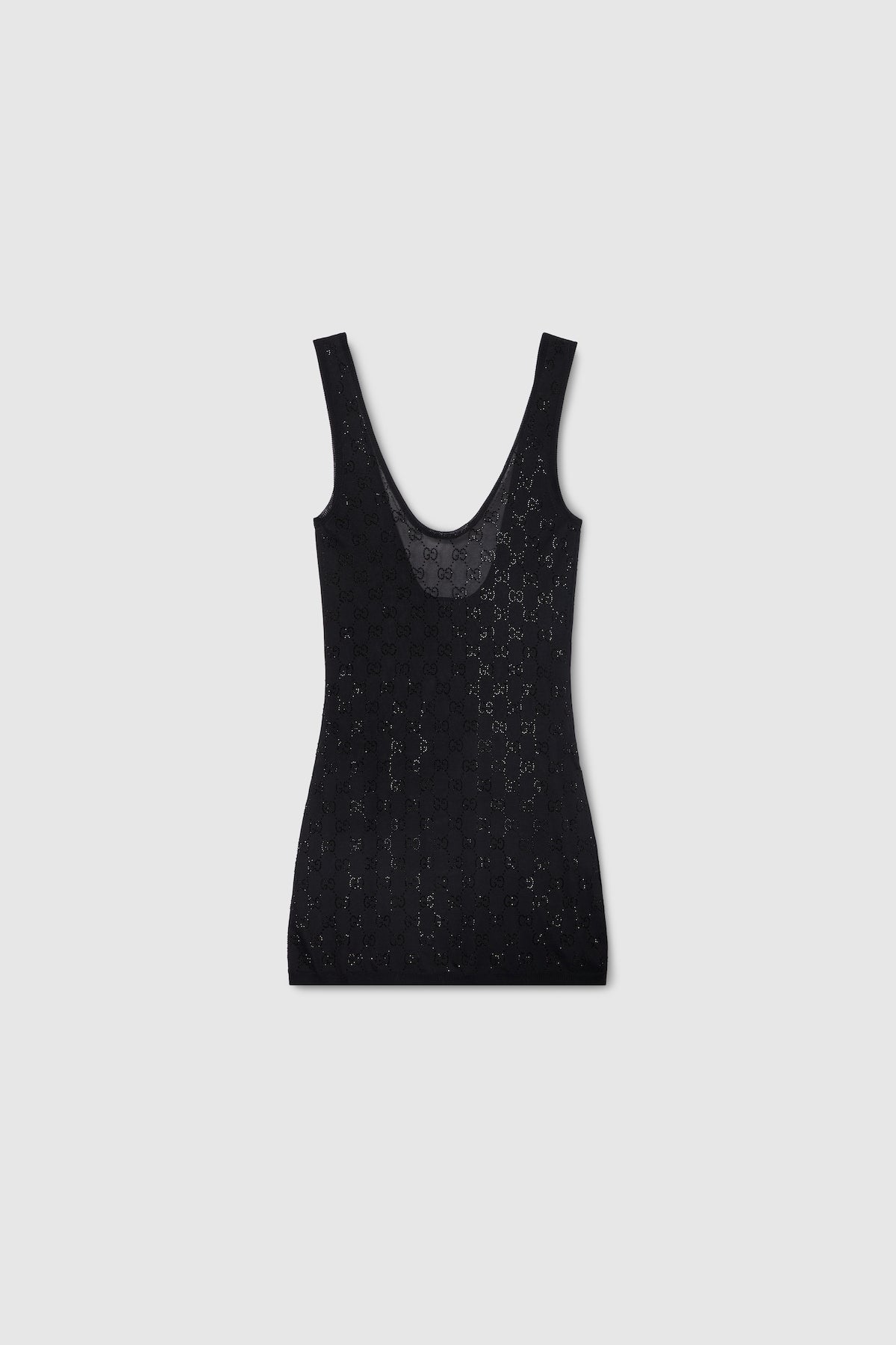 g46 超美品　グッチ　GUCCI　タンクトップ　L GUCCI | RIB SILK TANK TOP