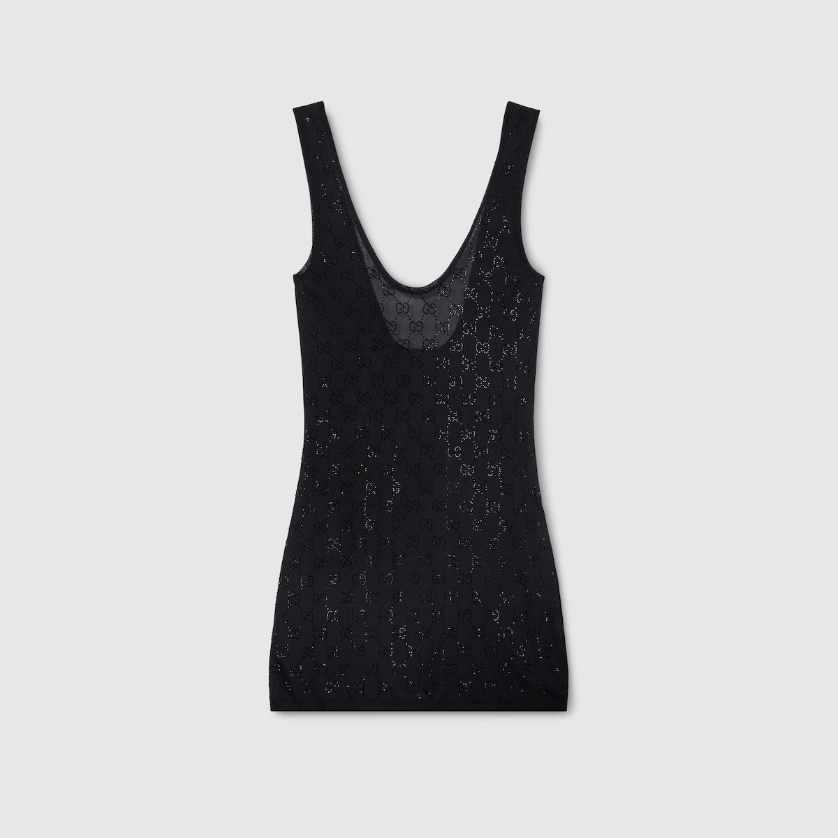 GUCCI | GG CRYSTAL EMBROIDERED DRESS GUCCI | GG CRYSTAL EMBROIDERED DRESS