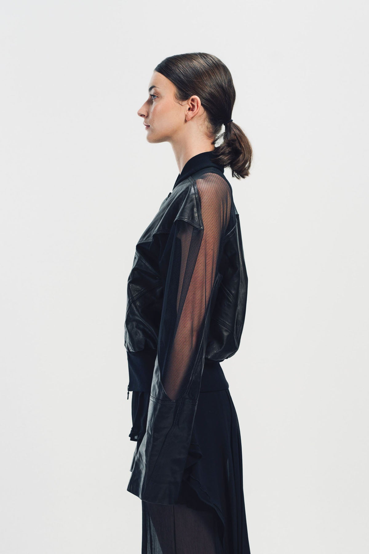 YEHUAFAN | TRANSPARENT BOMBER JACKET