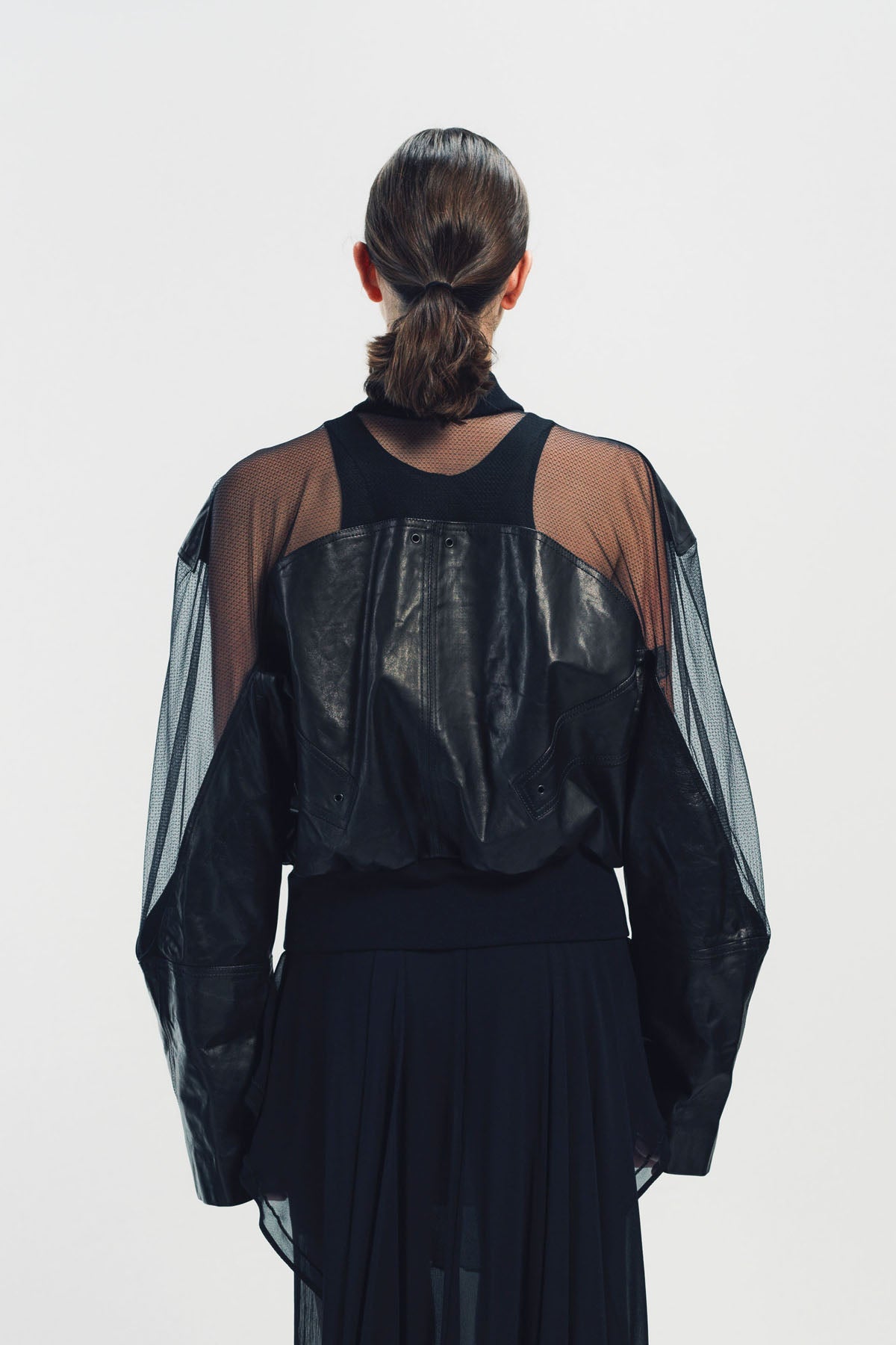 YEHUAFAN | TRANSPARENT BOMBER JACKET