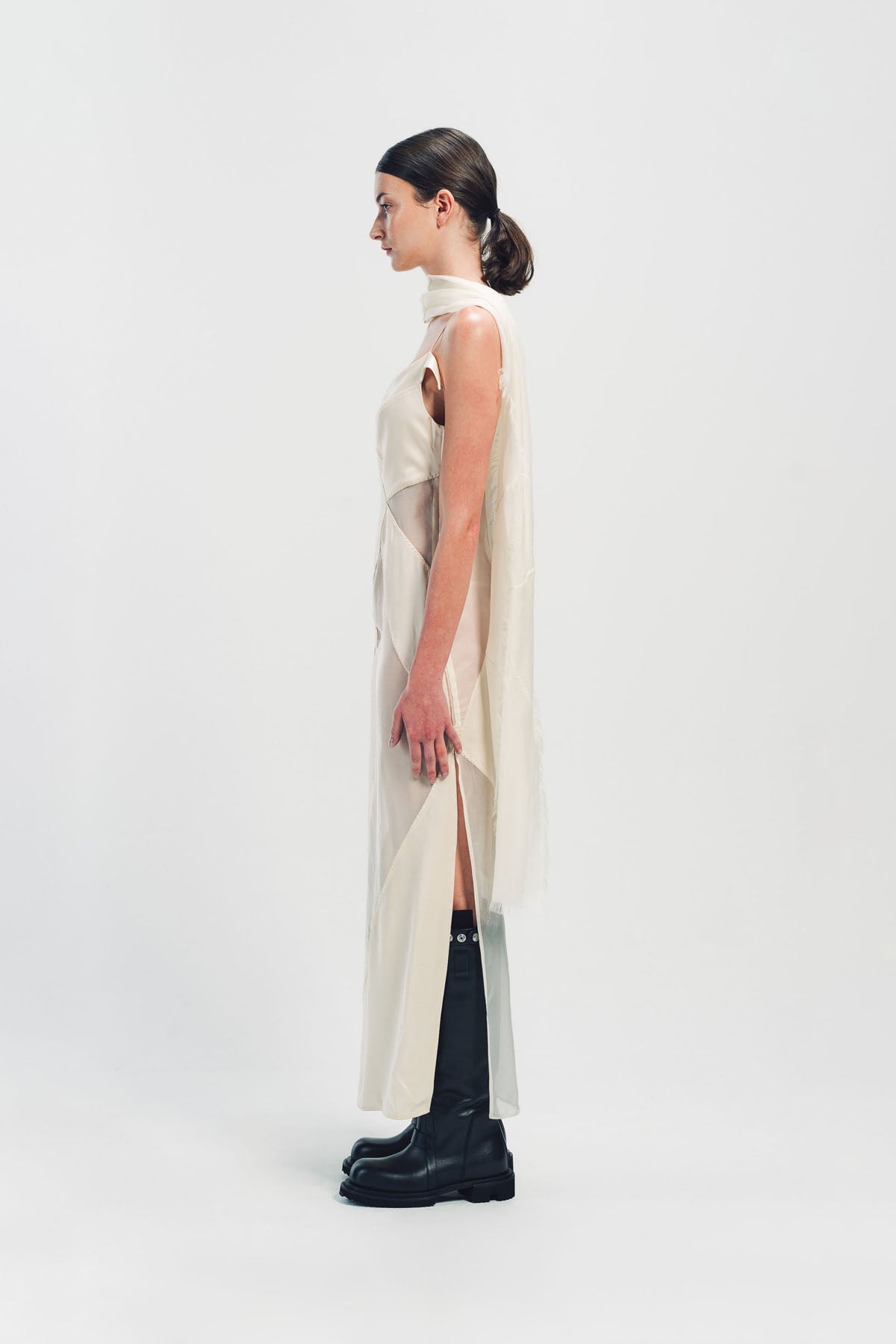 YEHUAFAN | COTTON & SILK DRESS