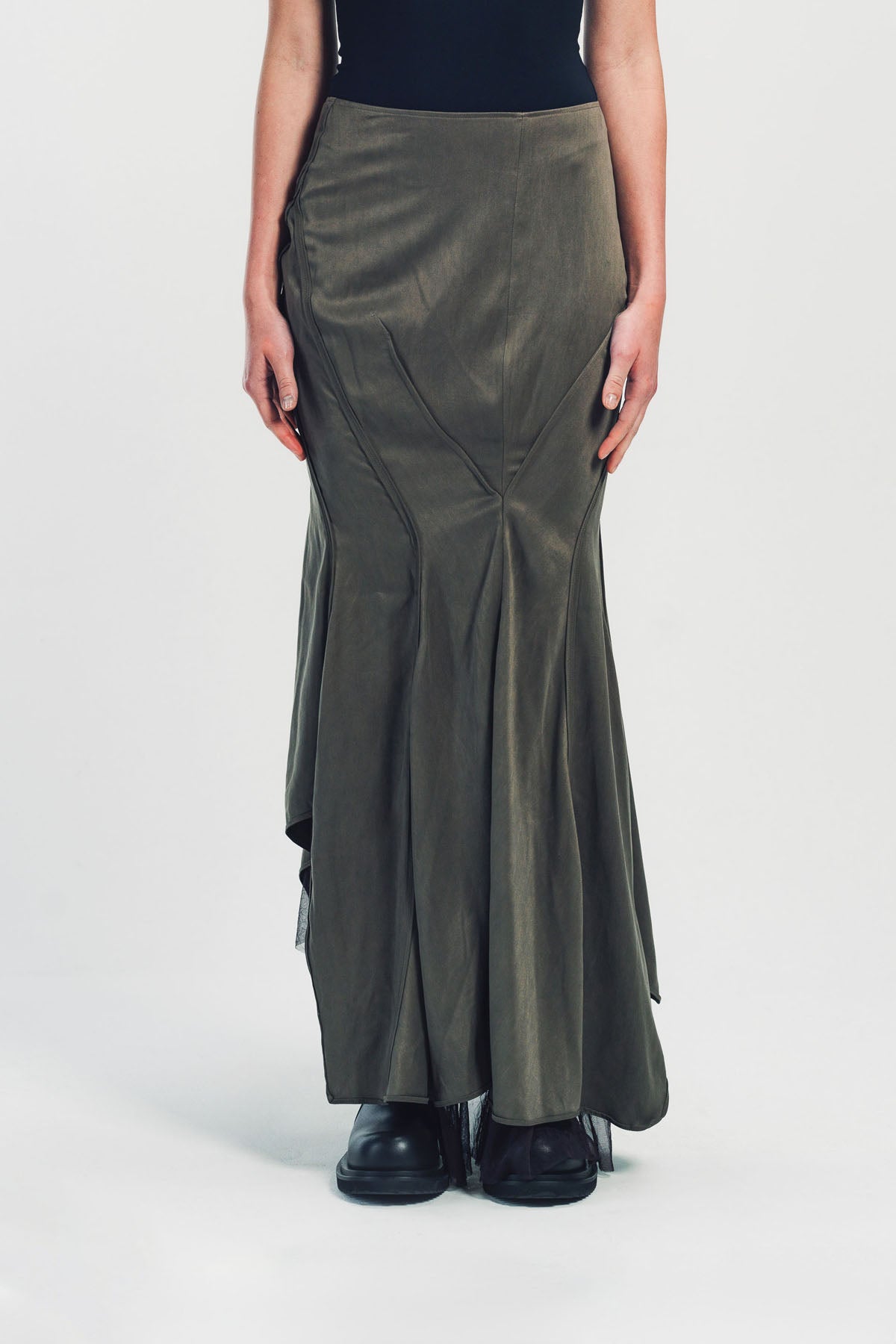 YEHUAFAN | SILK SKIRT