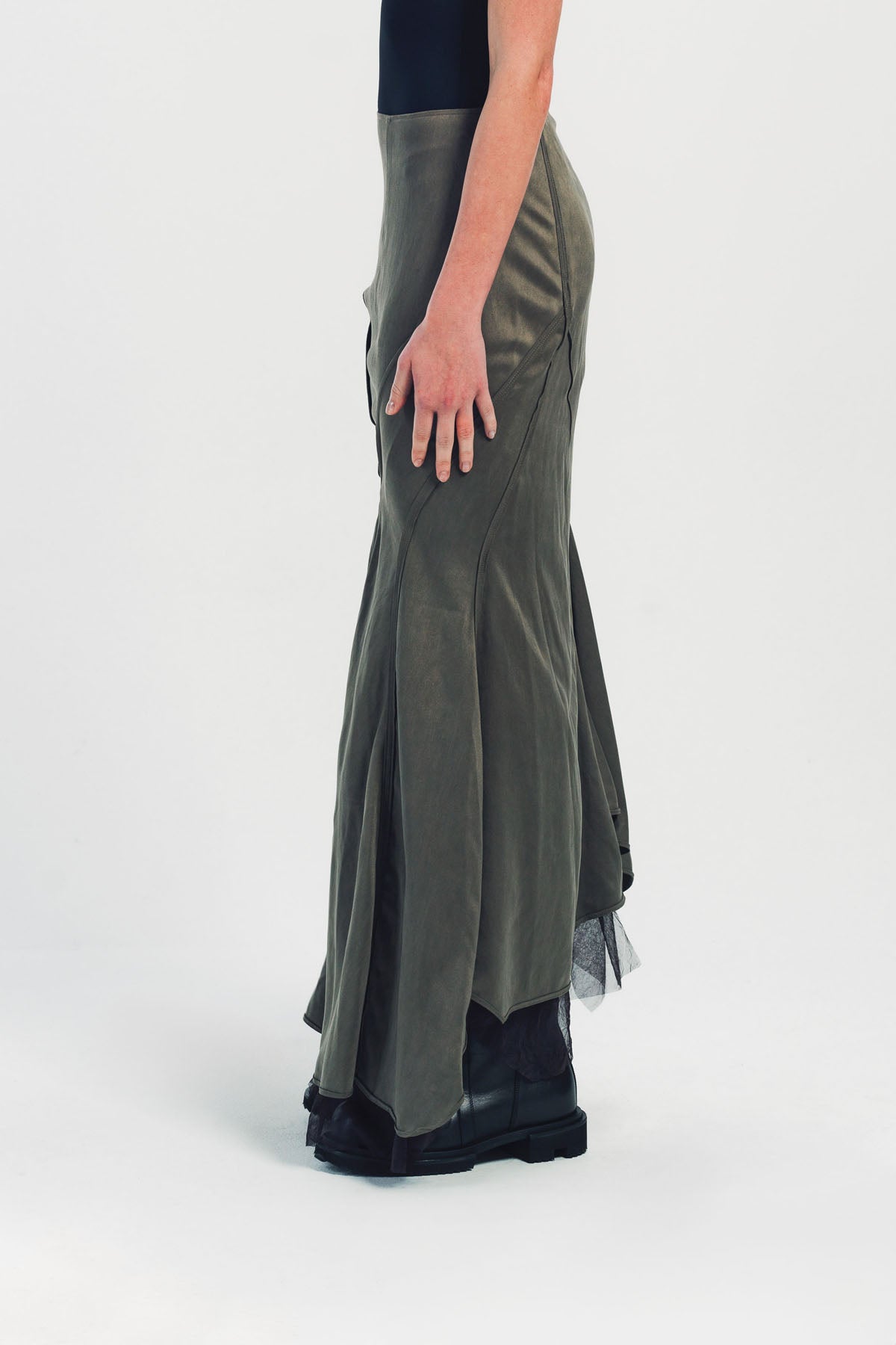 YEHUAFAN | SILK SKIRT