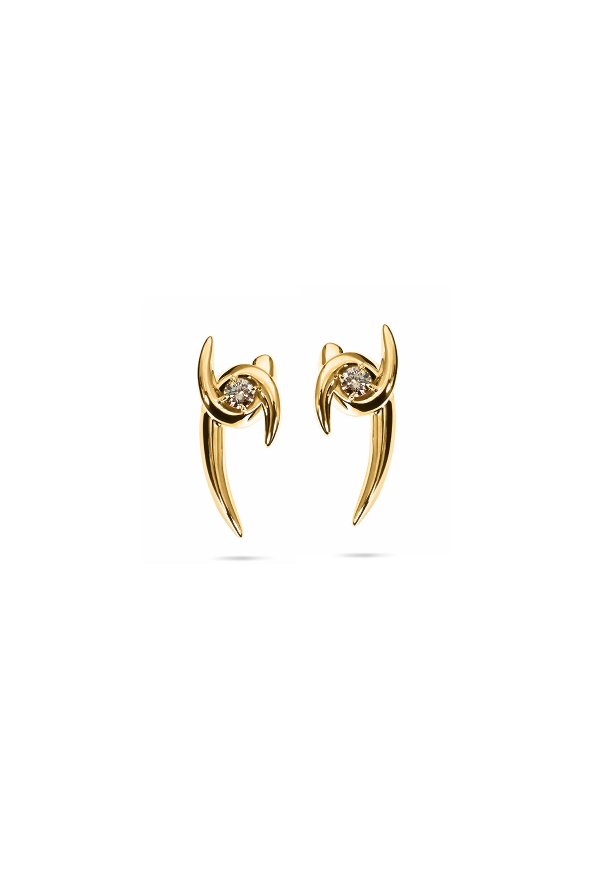 JOVANA DJURIC | INTERLOCK DESERT DIAMOND EARRINGS