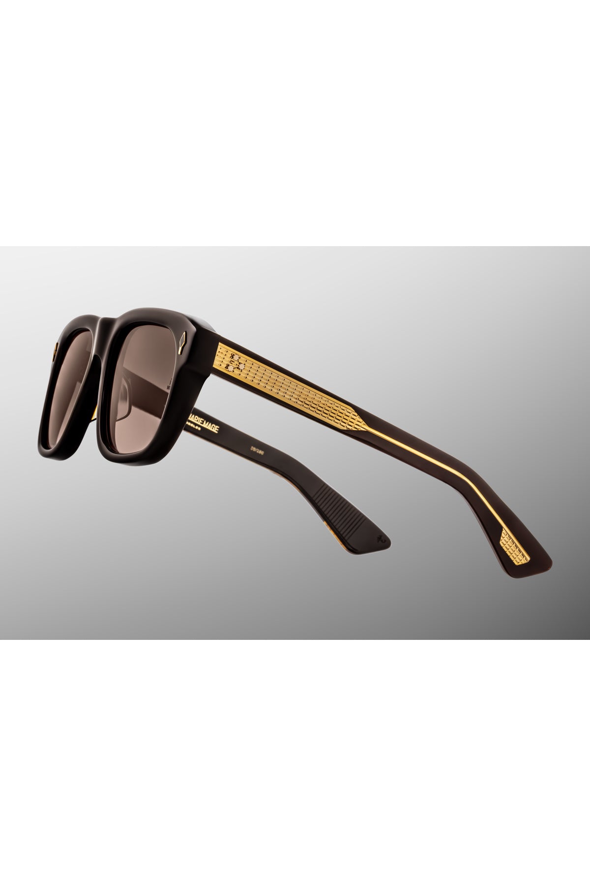 Jacques Marie Mage | Yves Epoxy Sunglasses in Ganache
