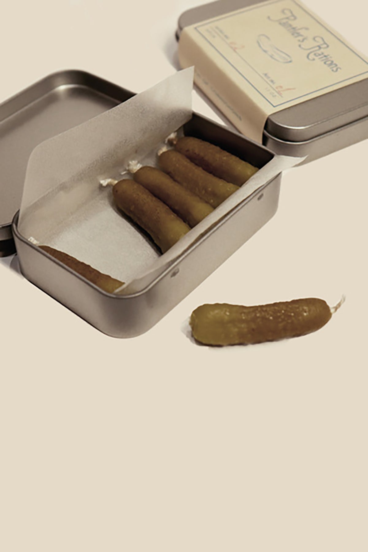 PANTLER’S RATIONS | CORNICHON CANDLE SET