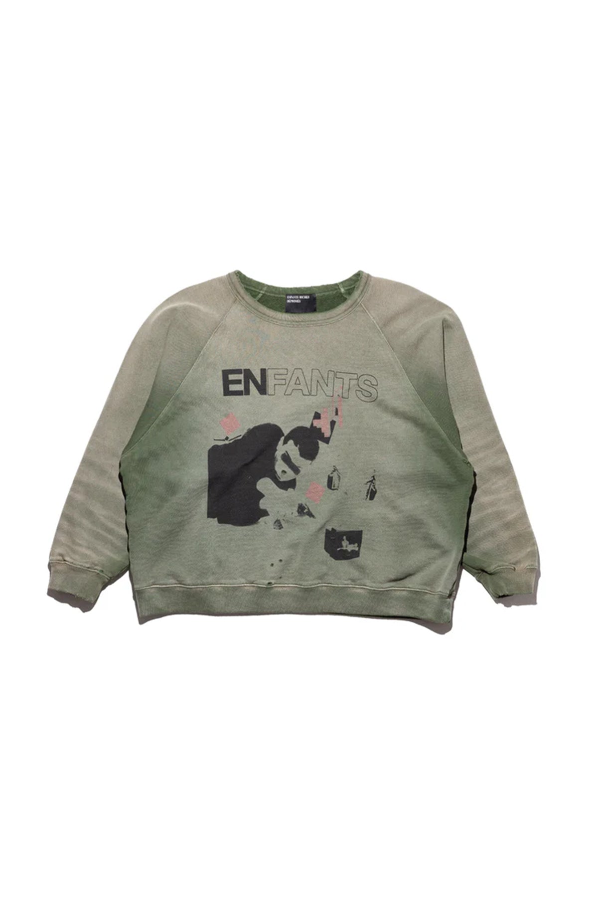 ENFANTS RICHES DÉPRIMÉS | MY DEATH MY LIFE RAGLAN SWEATSHIRT