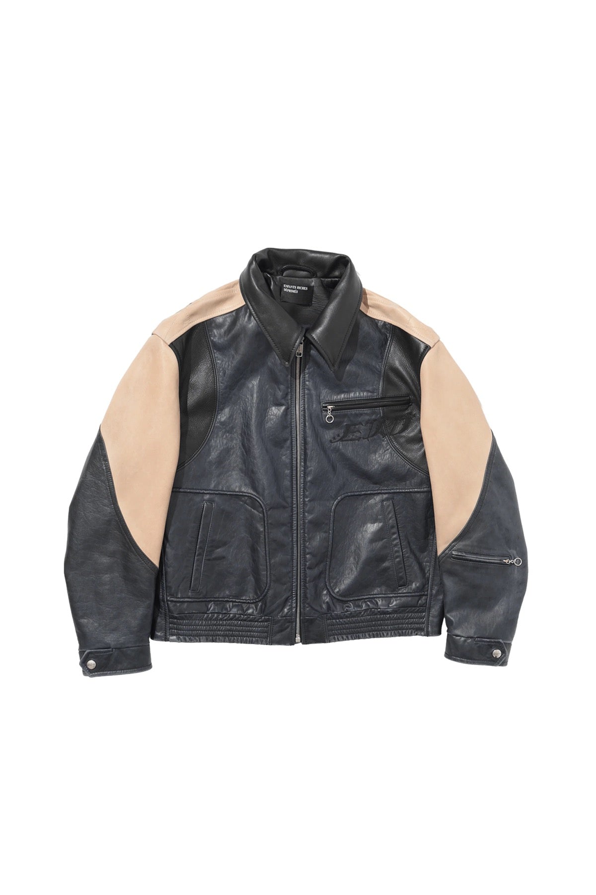 Enfants Riches Déprimés | Combaittimento Colorblocked Leather Jacket