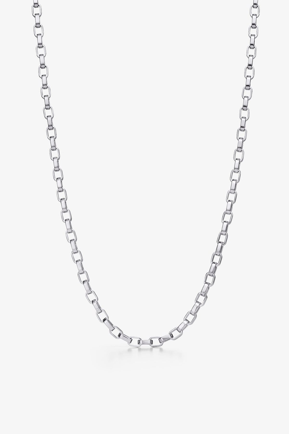 ALEX MOSS | WHITE GOLD HERMES NECKLACE