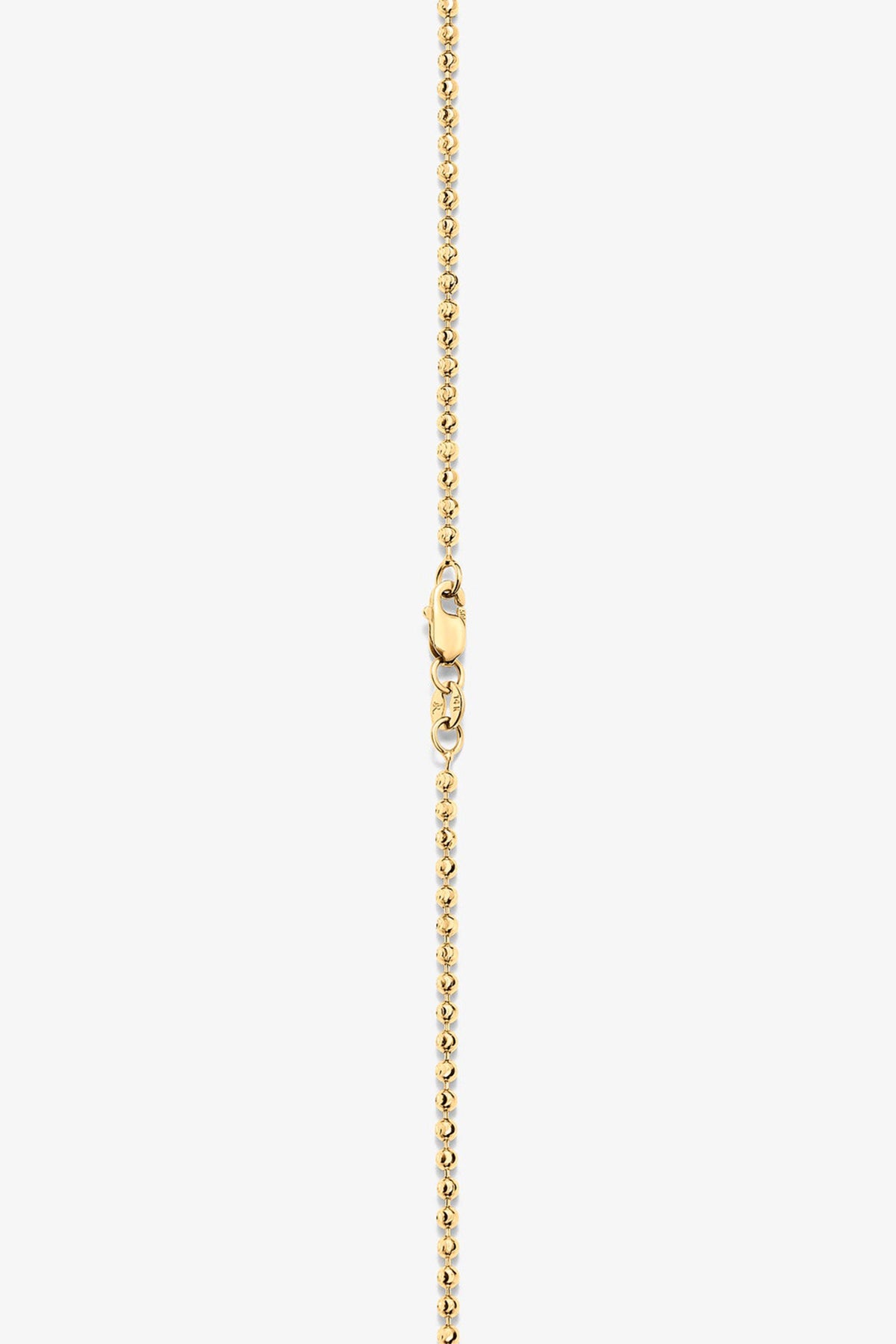 ALEX MOSS | YELLOW GOLD BALL-BEAD NECKLACE 20"