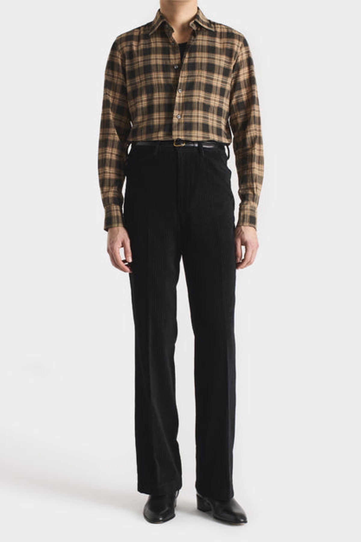 HUSBANDS | PLAID LONG SLEEVE SHIRT